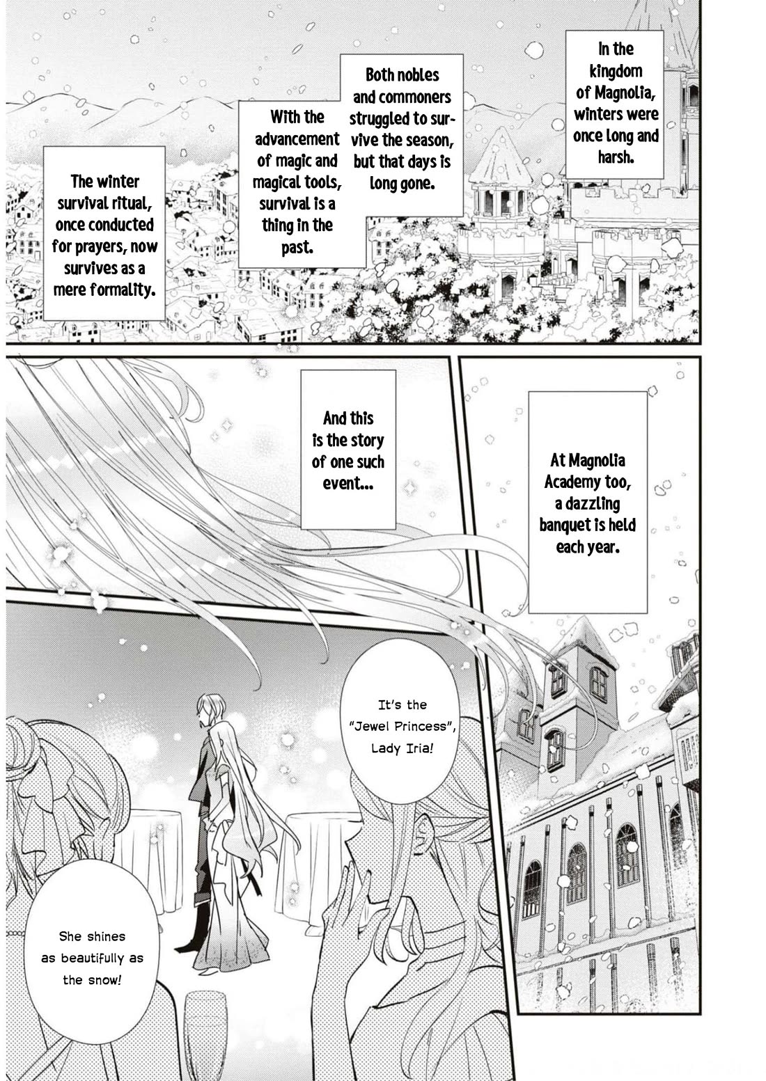 Though I May Be a Villainess, I'll Show You I Can Obtain Happiness! Chapter 9.5 page 3 - Vol.9 Chapter 5: The Gentle Jewel Princess' No Damage Engagement Cancelation Turmoil.