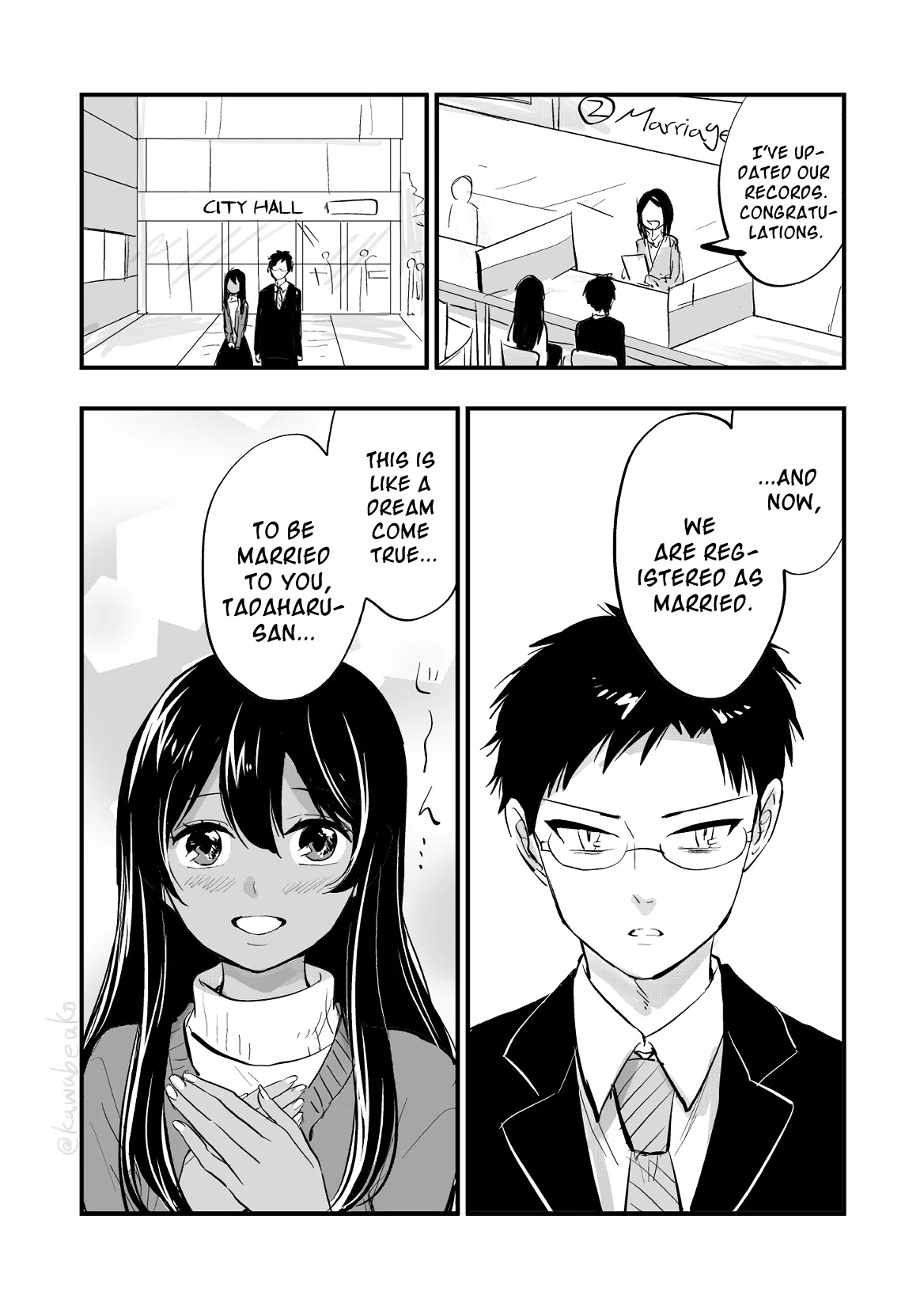 Though We're a Married Couple Chapter 1 page 2 - Chapter 1