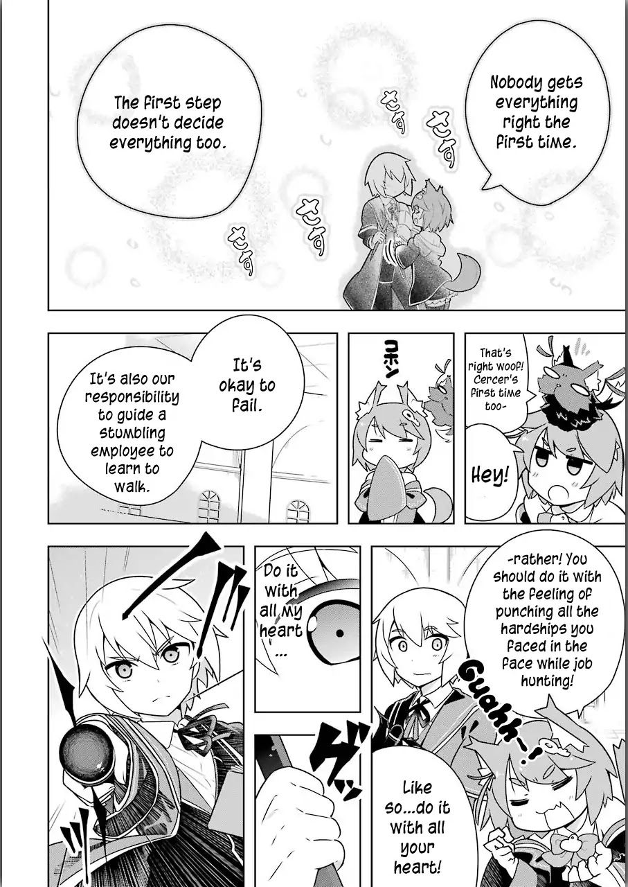 Though Young People Recoil From Entering the Black Magic Industry, I Found Its Treatment of Employees Quite Good When I Entered It, and the President and Familiar Are Cute Too So Everything Is Awesome! Chapter 1 page 26 - Chapter 1