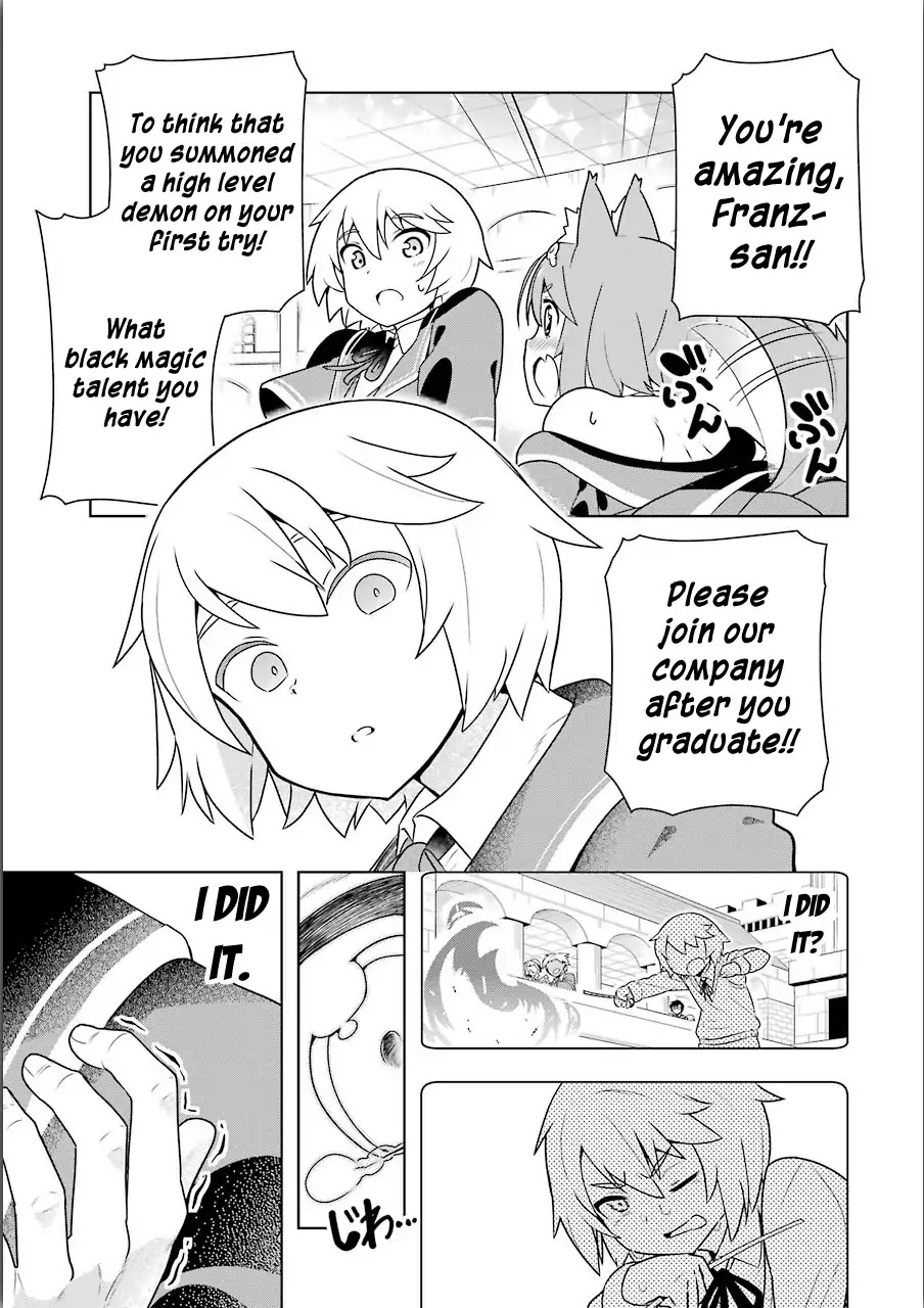 Though Young People Recoil From Entering the Black Magic Industry, I Found Its Treatment of Employees Quite Good When I Entered It, and the President and Familiar Are Cute Too So Everything Is Awesome! Chapter 1 page 30 - Chapter 1
