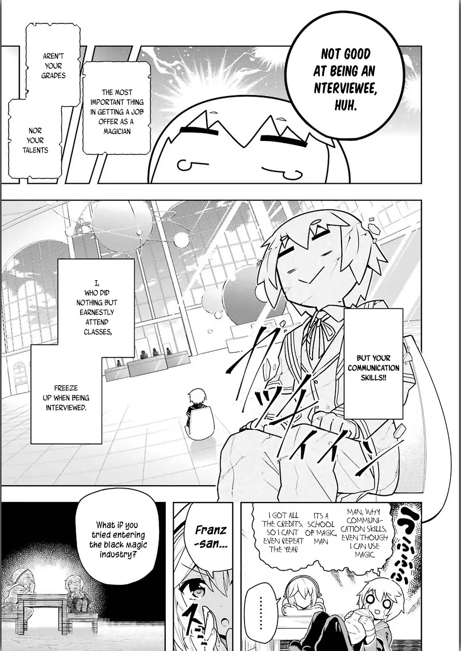 Though Young People Recoil From Entering the Black Magic Industry, I Found Its Treatment of Employees Quite Good When I Entered It, and the President and Familiar Are Cute Too So Everything Is Awesome! Chapter 1 page 8 - Chapter 1