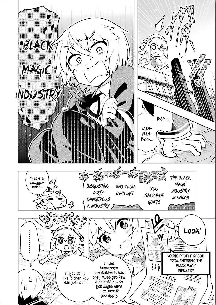 Though Young People Recoil From Entering the Black Magic Industry, I Found Its Treatment of Employees Quite Good When I Entered It, and the President and Familiar Are Cute Too So Everything Is Awesome! Chapter 1 page 9 - Chapter 1