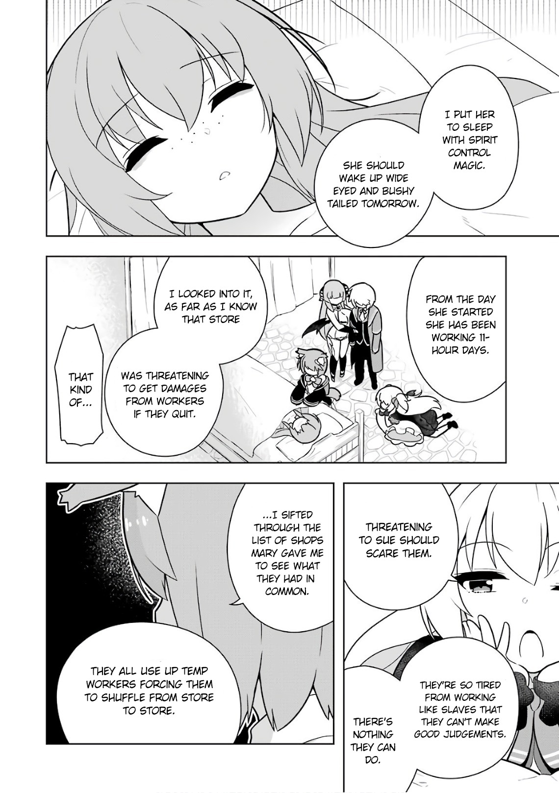 Though Young People Recoil From Entering the Black Magic Industry, I Found Its Treatment of Employees Quite Good When I Entered It, and the President and Familiar Are Cute Too So Everything Is Awesome! Chapter 10 page 28 - Chapter 10: What Would be Good to Destroy?