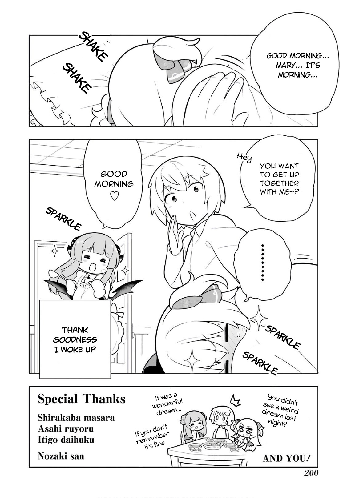 Though Young People Recoil From Entering the Black Magic Industry, I Found Its Treatment of Employees Quite Good When I Entered It, and the President and Familiar Are Cute Too So Everything Is Awesome! Chapter 11.5 page 6 - Chapter 11.5: Mary's Long Night