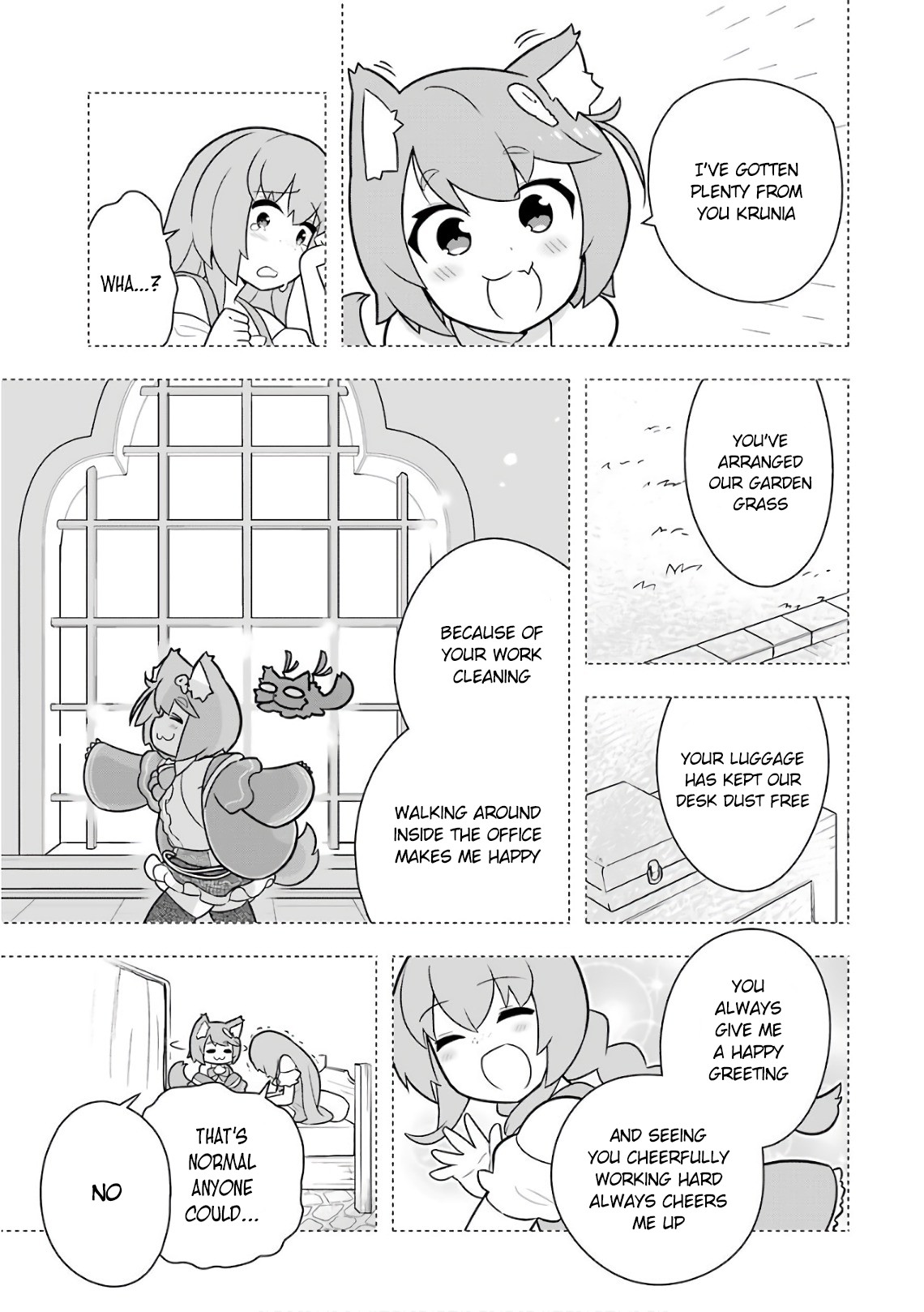 Though Young People Recoil From Entering the Black Magic Industry, I Found Its Treatment of Employees Quite Good When I Entered It, and the President and Familiar Are Cute Too So Everything Is Awesome! Chapter 11 page 21 - Chapter 11: Black Magic for Someone's Sake