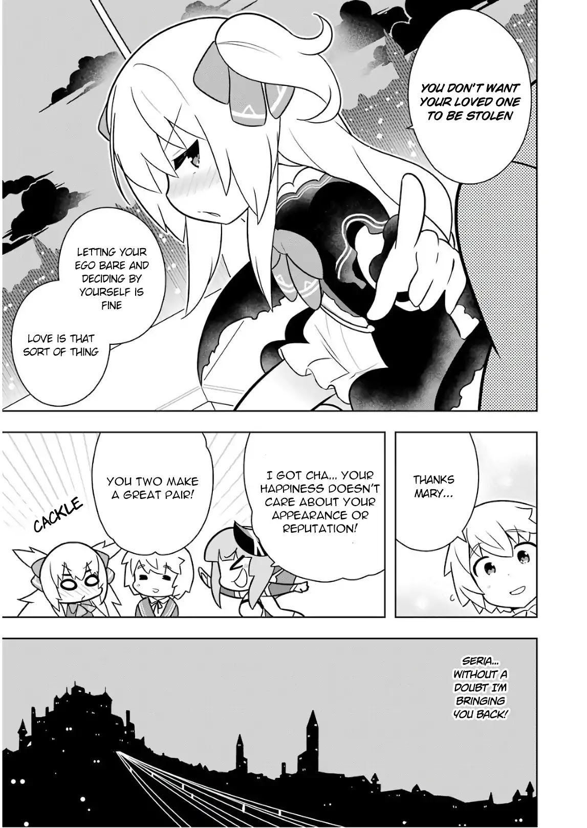 Though Young People Recoil From Entering the Black Magic Industry, I Found Its Treatment of Employees Quite Good When I Entered It, and the President and Familiar Are Cute Too So Everything Is Awesome! Chapter 12 page 23 - Chapter 12