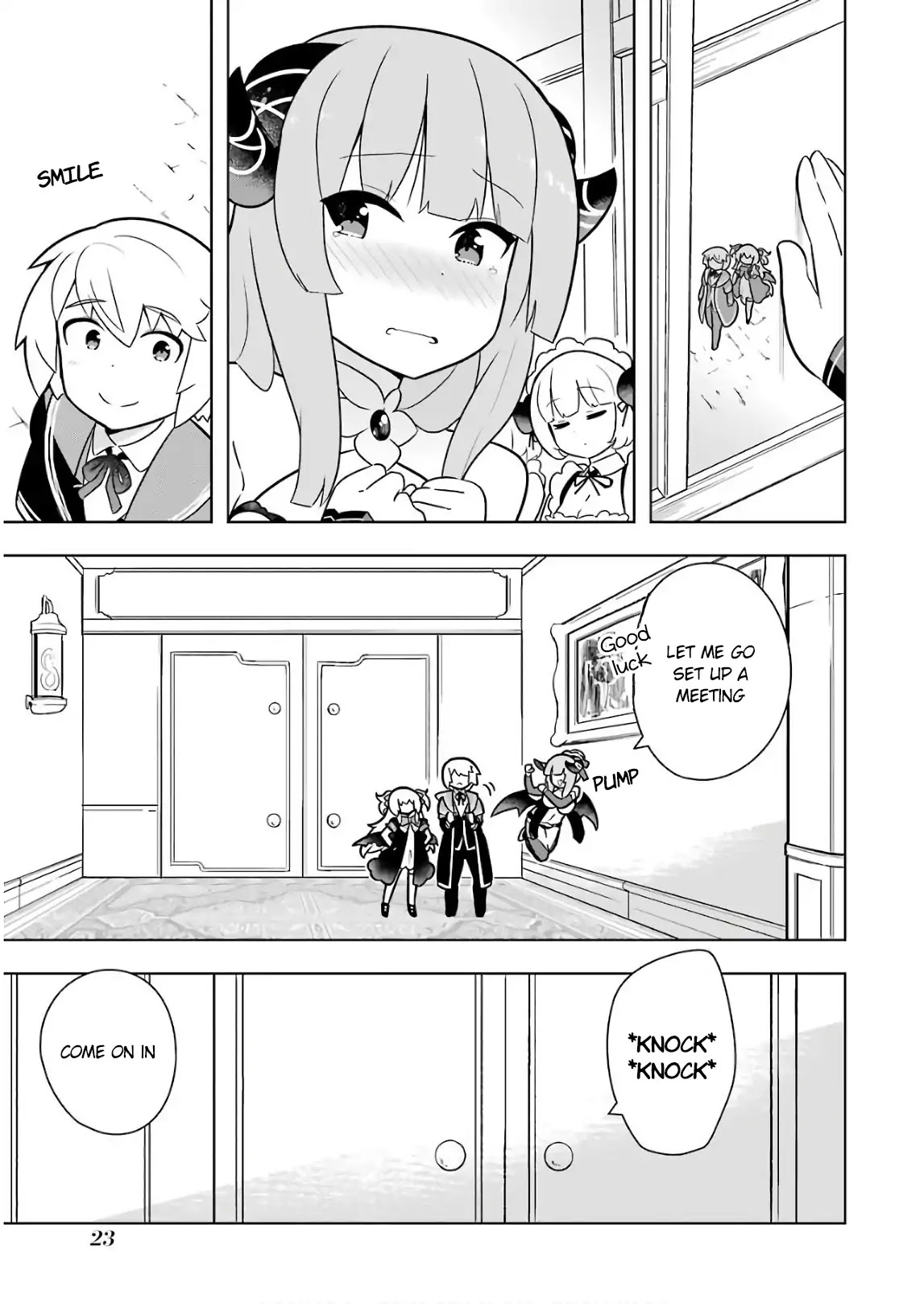 Though Young People Recoil From Entering the Black Magic Industry, I Found Its Treatment of Employees Quite Good When I Entered It, and the President and Familiar Are Cute Too So Everything Is Awesome! Chapter 12 page 25 - Chapter 12