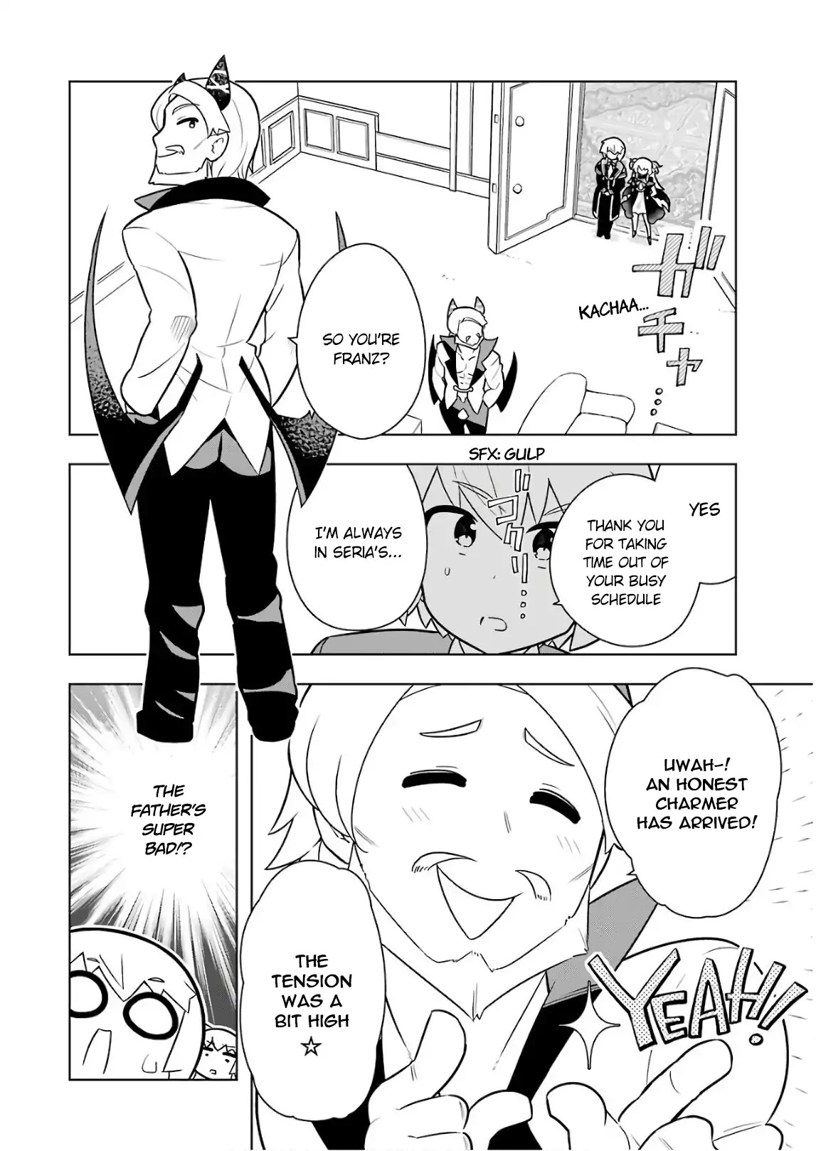 Though Young People Recoil From Entering the Black Magic Industry, I Found Its Treatment of Employees Quite Good When I Entered It, and the President and Familiar Are Cute Too So Everything Is Awesome! Chapter 12 page 26 - Chapter 12