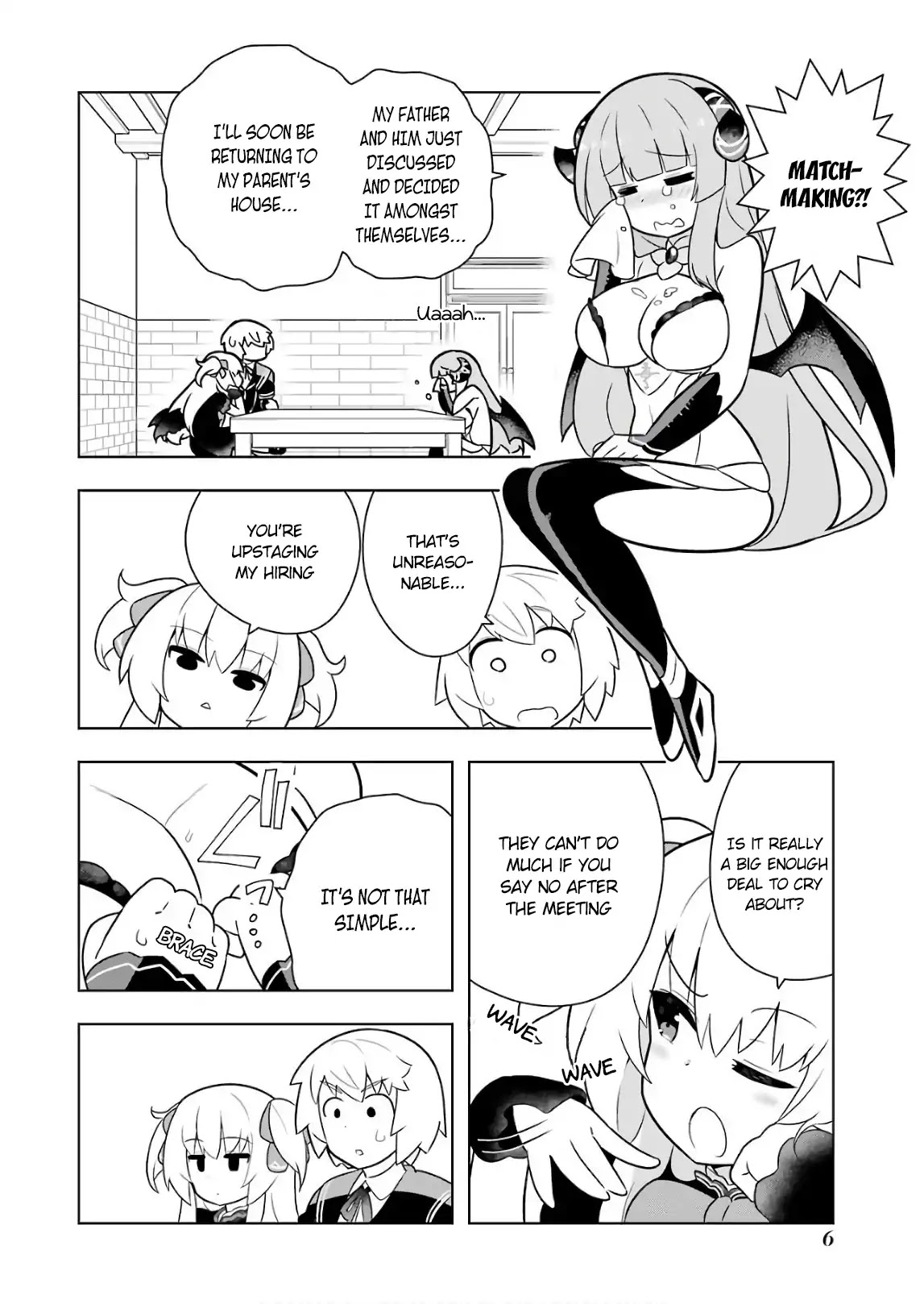 Though Young People Recoil From Entering the Black Magic Industry, I Found Its Treatment of Employees Quite Good When I Entered It, and the President and Familiar Are Cute Too So Everything Is Awesome! Chapter 12 page 8 - Chapter 12