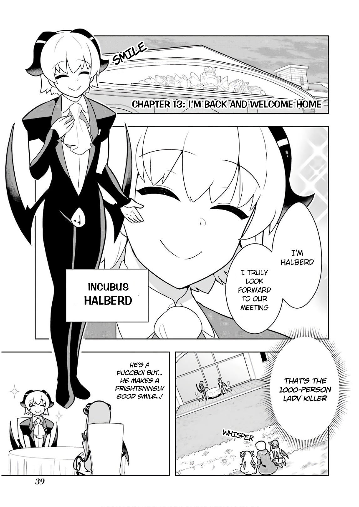 Though Young People Recoil From Entering the Black Magic Industry, I Found Its Treatment of Employees Quite Good When I Entered It, and the President and Familiar Are Cute Too So Everything Is Awesome! Chapter 13 page 1 - Chapter 13: I'm Back and Welcome Home