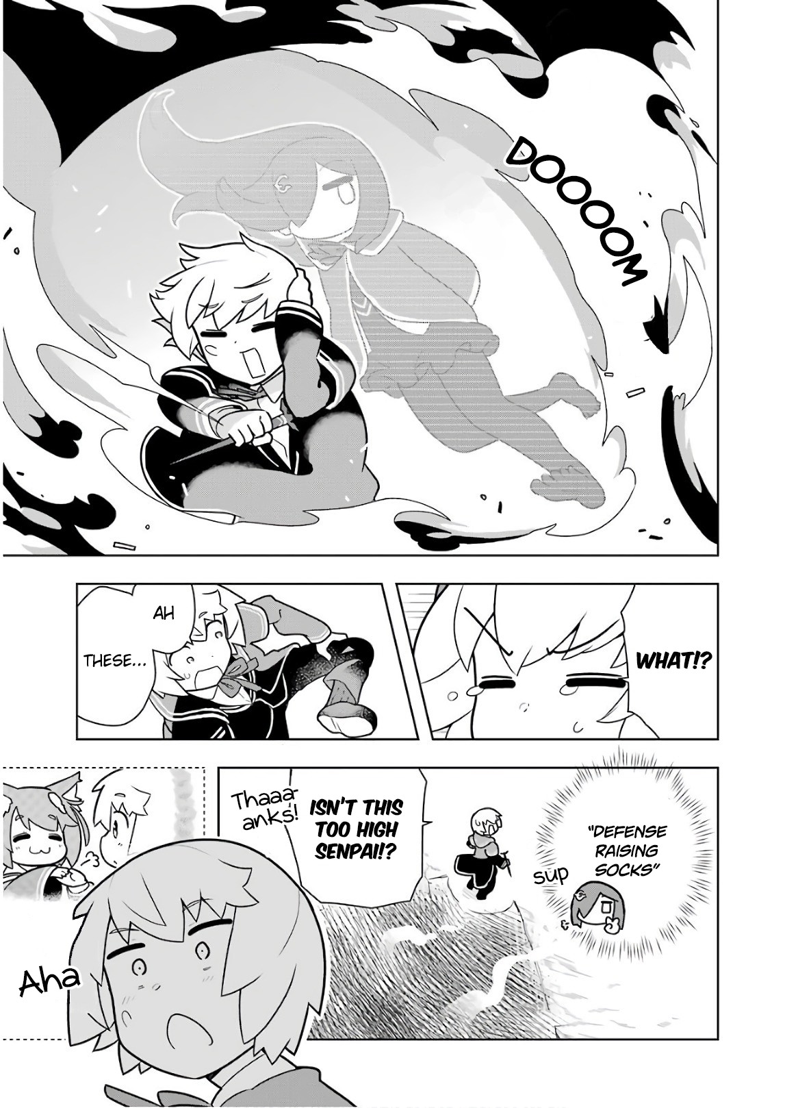 Though Young People Recoil From Entering the Black Magic Industry, I Found Its Treatment of Employees Quite Good When I Entered It, and the President and Familiar Are Cute Too So Everything Is Awesome! Chapter 13 page 15 - Chapter 13: I'm Back and Welcome Home