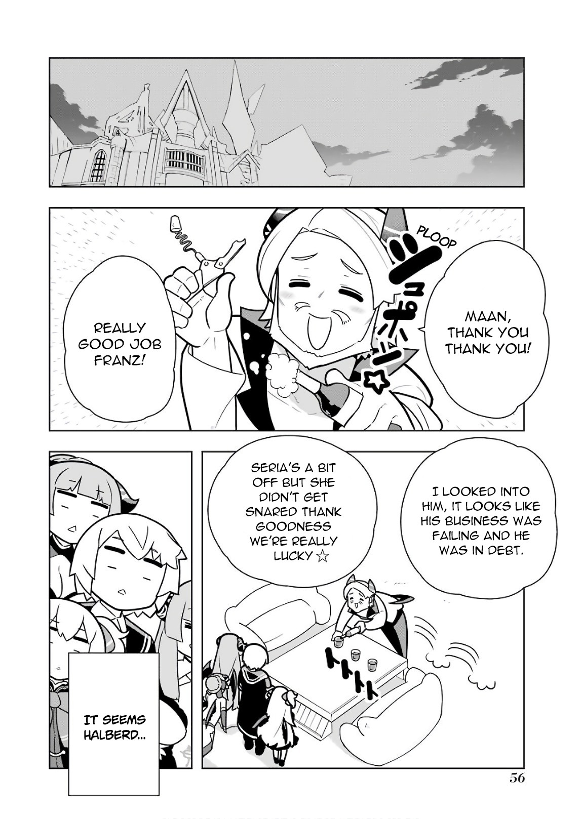 Though Young People Recoil From Entering the Black Magic Industry, I Found Its Treatment of Employees Quite Good When I Entered It, and the President and Familiar Are Cute Too So Everything Is Awesome! Chapter 13 page 18 - Chapter 13: I'm Back and Welcome Home