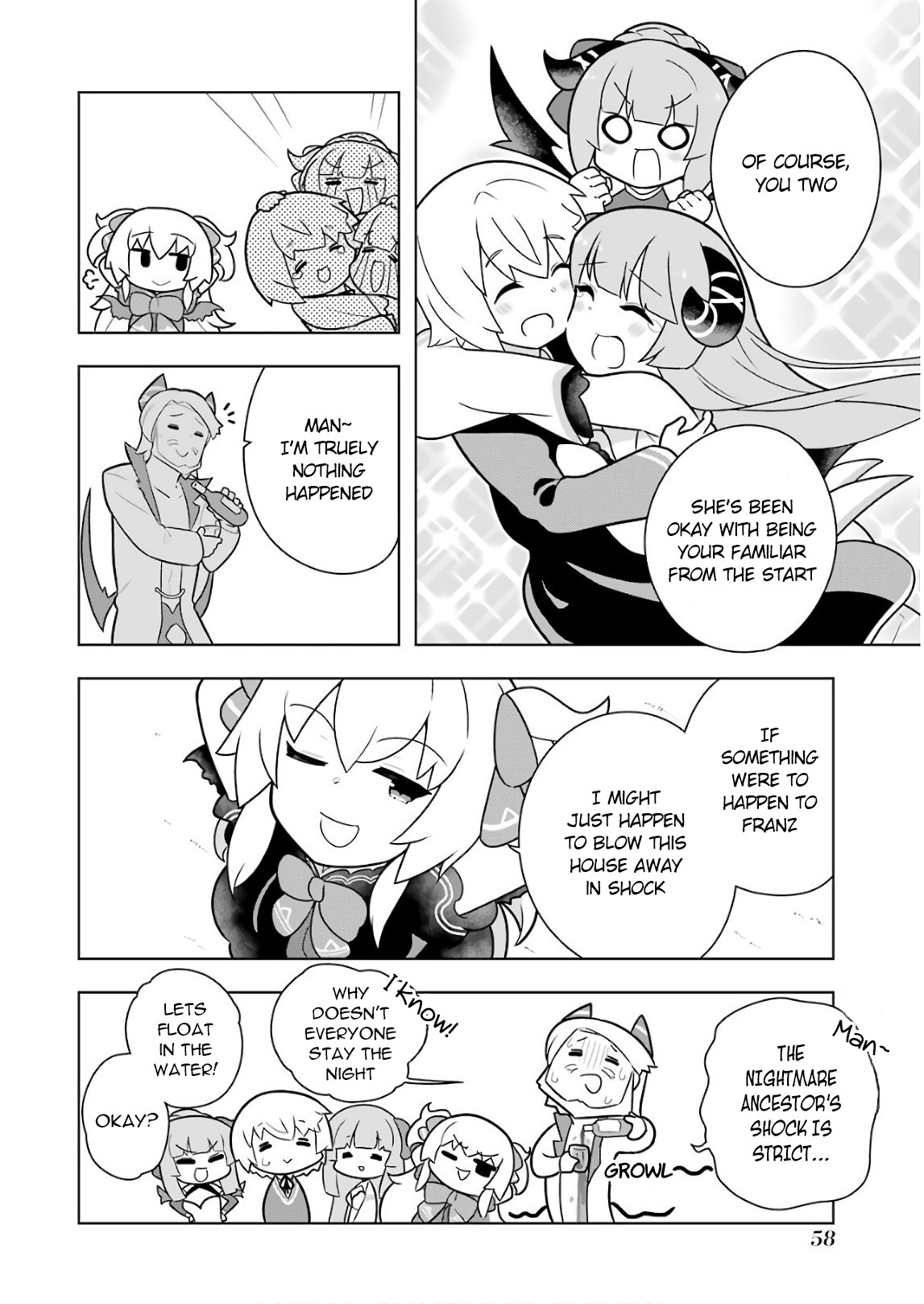 Though Young People Recoil From Entering the Black Magic Industry, I Found Its Treatment of Employees Quite Good When I Entered It, and the President and Familiar Are Cute Too So Everything Is Awesome! Chapter 13 page 20 - Chapter 13: I'm Back and Welcome Home