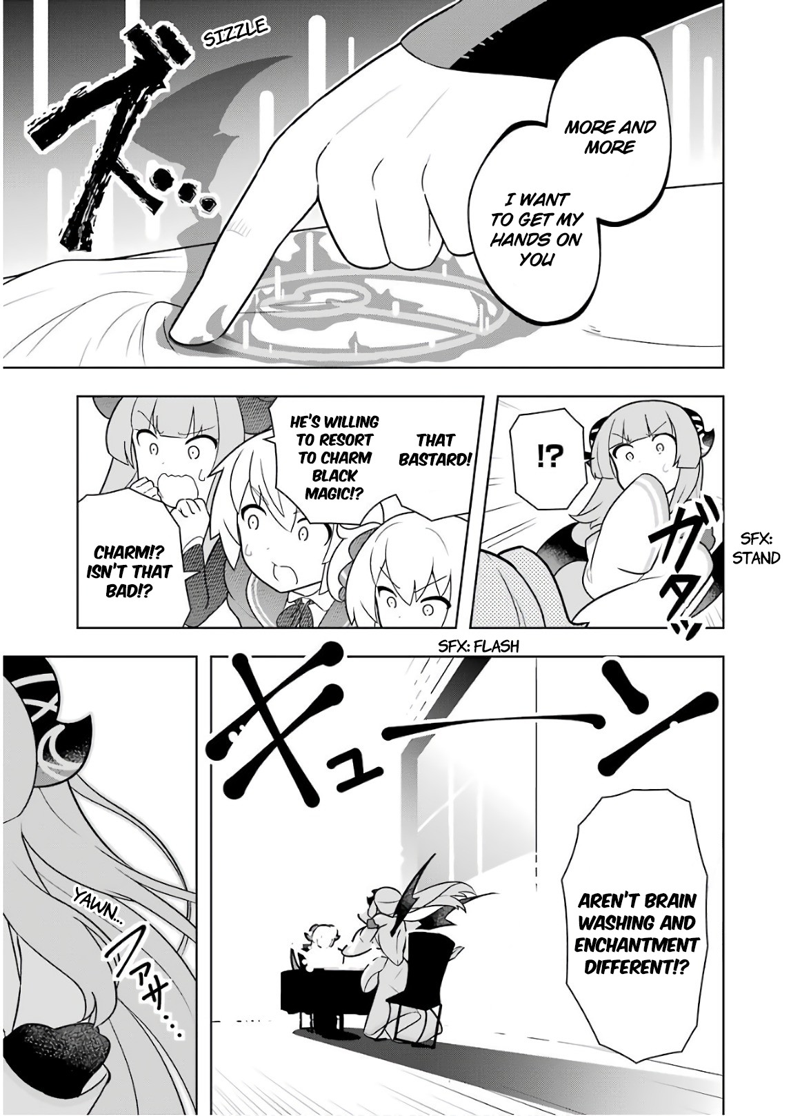 Though Young People Recoil From Entering the Black Magic Industry, I Found Its Treatment of Employees Quite Good When I Entered It, and the President and Familiar Are Cute Too So Everything Is Awesome! Chapter 13 page 5 - Chapter 13: I'm Back and Welcome Home