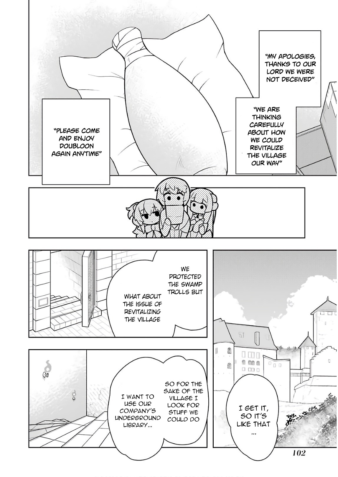 Though Young People Recoil From Entering the Black Magic Industry, I Found Its Treatment of Employees Quite Good When I Entered It, and the President and Familiar Are Cute Too So Everything Is Awesome! Chapter 15 page 8 - Chapter 15: Swamp Trolls and Village Revitalization