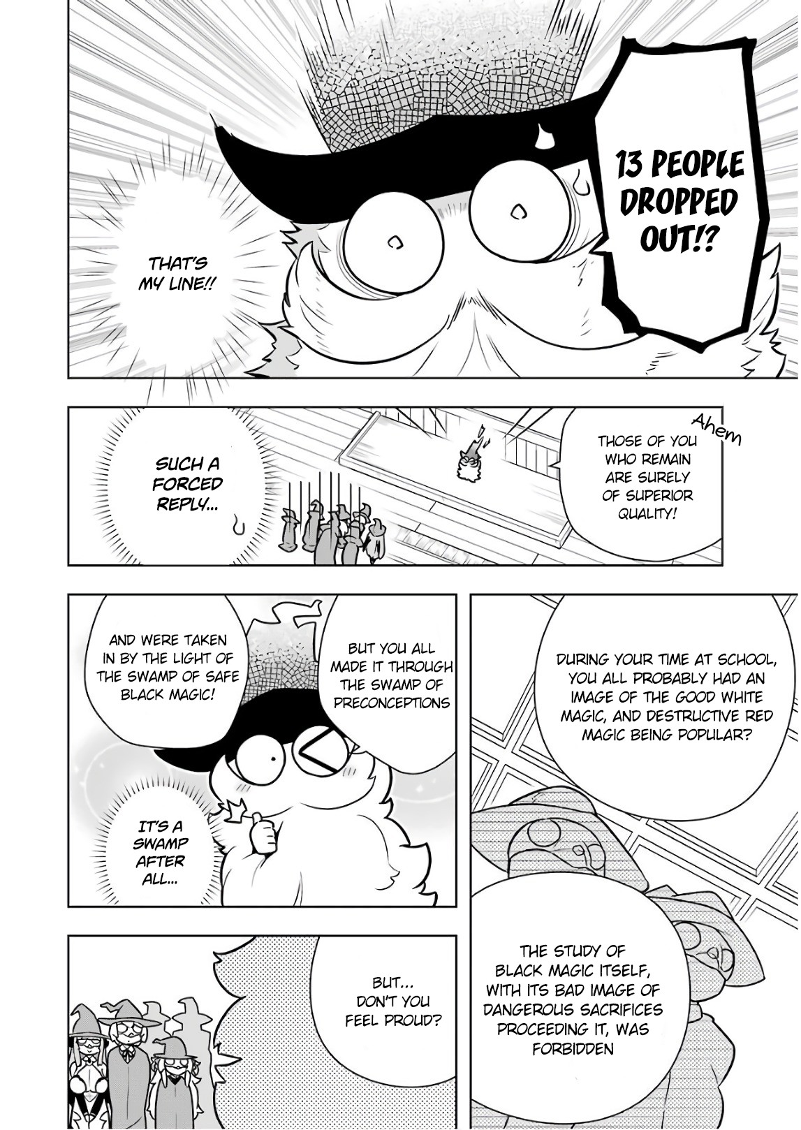 Though Young People Recoil From Entering the Black Magic Industry, I Found Its Treatment of Employees Quite Good When I Entered It, and the President and Familiar Are Cute Too So Everything Is Awesome! Chapter 16 page 12 - Chapter 16: I went to the Black Magic Industry's New Employee Training