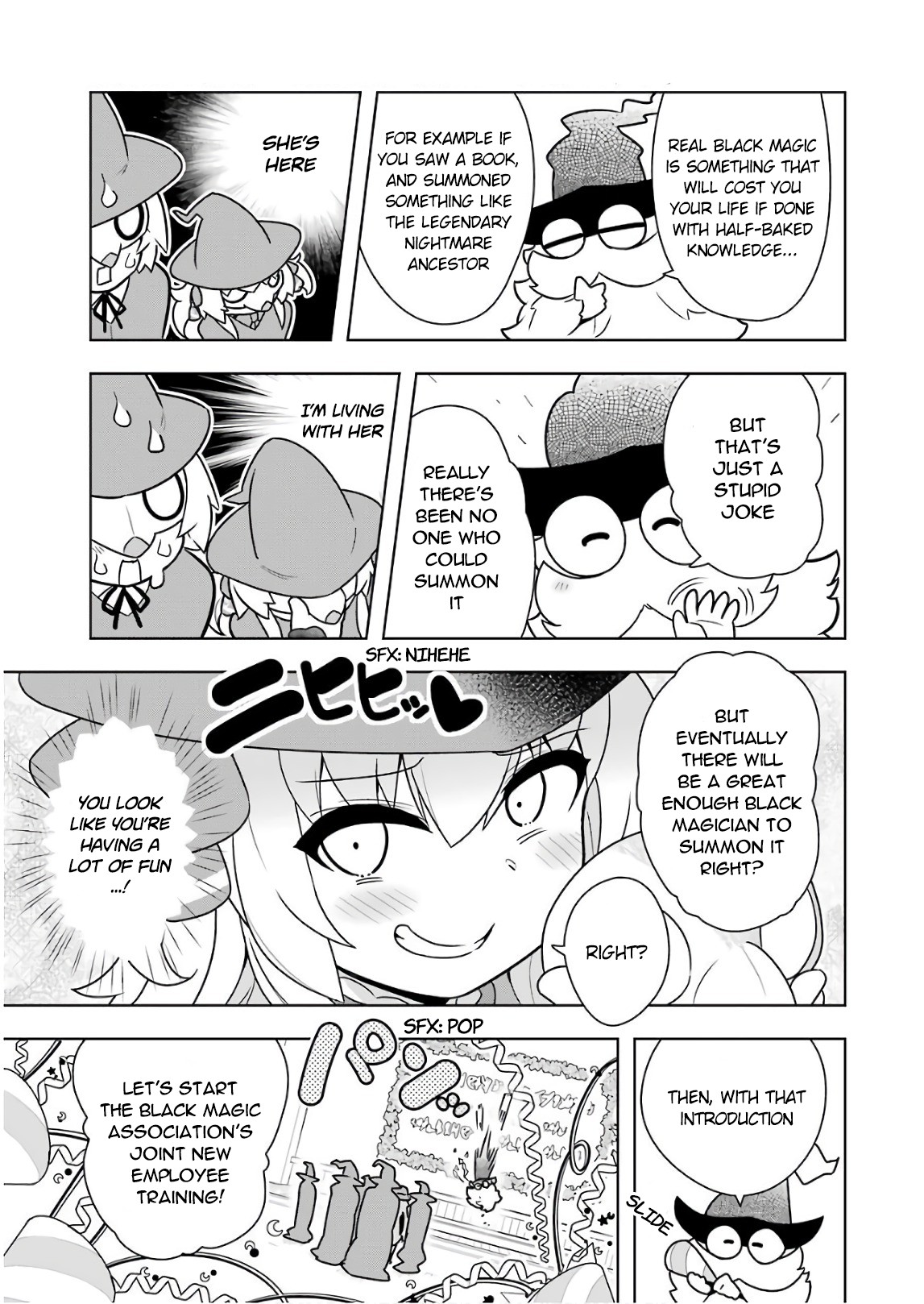 Though Young People Recoil From Entering the Black Magic Industry, I Found Its Treatment of Employees Quite Good When I Entered It, and the President and Familiar Are Cute Too So Everything Is Awesome! Chapter 16 page 13 - Chapter 16: I went to the Black Magic Industry's New Employee Training