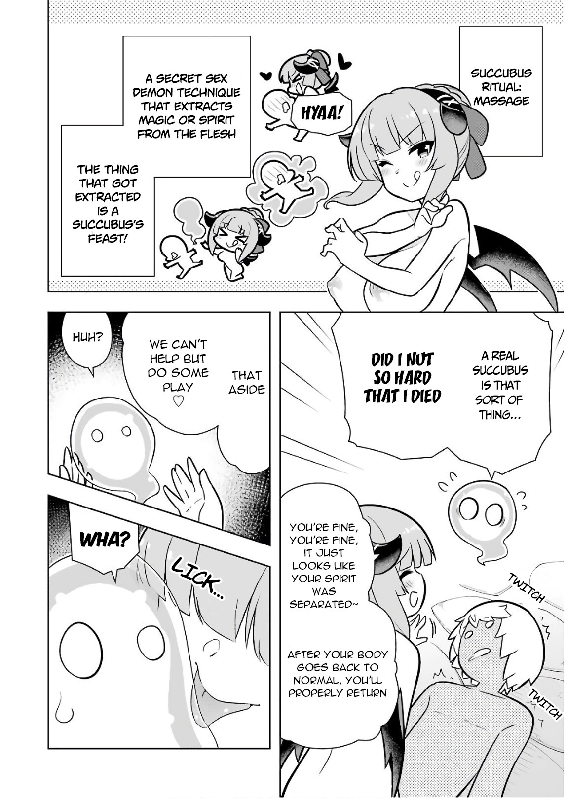 Though Young People Recoil From Entering the Black Magic Industry, I Found Its Treatment of Employees Quite Good When I Entered It, and the President and Familiar Are Cute Too So Everything Is Awesome! Chapter 17.5 page 2 - Chapter 17.5: My First Real Succubus