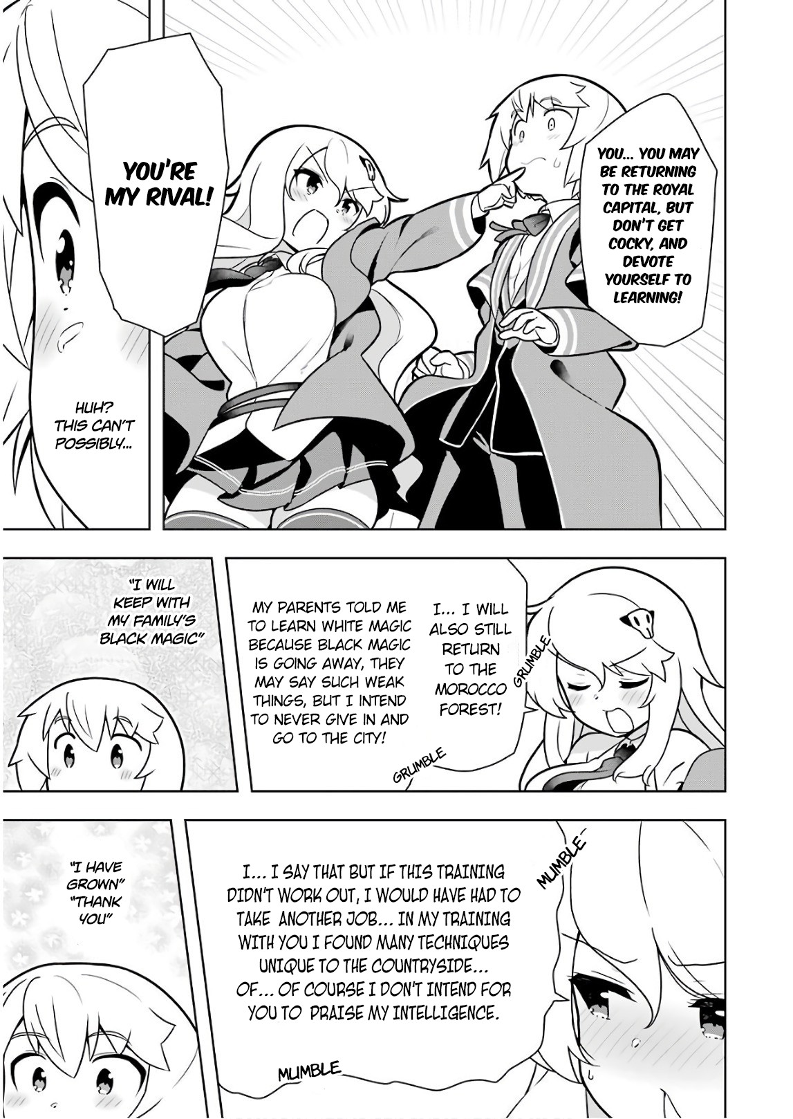 Though Young People Recoil From Entering the Black Magic Industry, I Found Its Treatment of Employees Quite Good When I Entered It, and the President and Familiar Are Cute Too So Everything Is Awesome! Chapter 17 page 29 - Chapter 17: Rivals and Networking