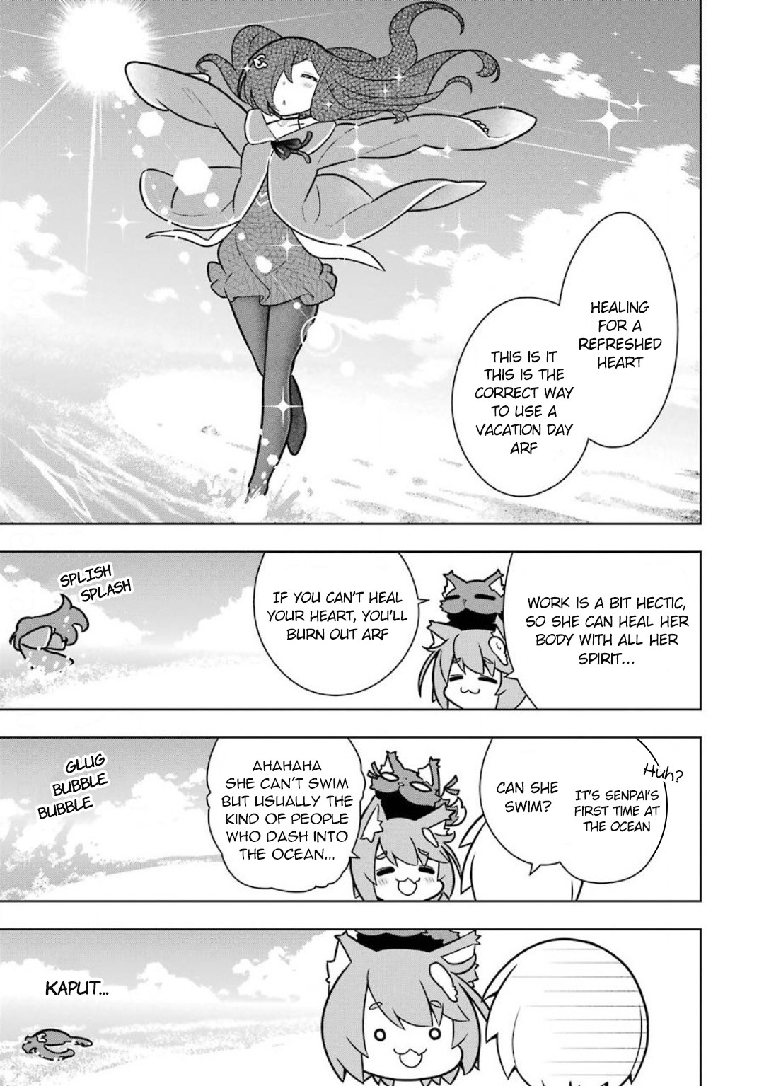 Though Young People Recoil From Entering the Black Magic Industry, I Found Its Treatment of Employees Quite Good When I Entered It, and the President and Familiar Are Cute Too So Everything Is Awesome! Chapter 18 page 11 - Chapter 18: The Start of Beach Season at Lightstone