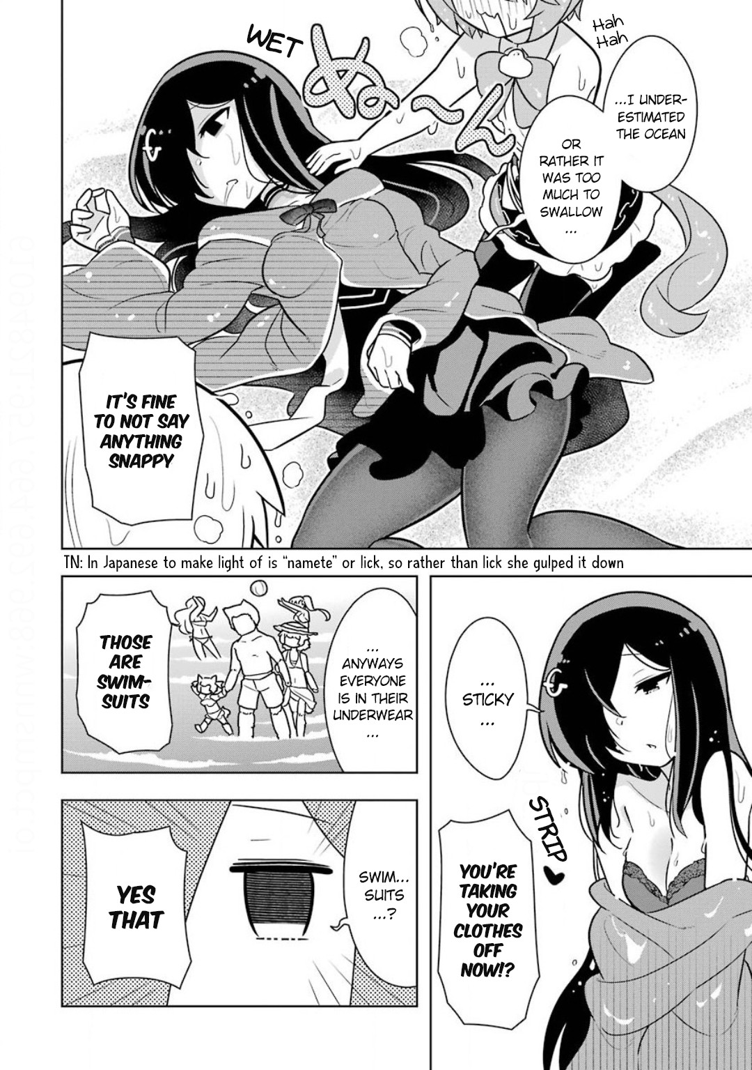 Though Young People Recoil From Entering the Black Magic Industry, I Found Its Treatment of Employees Quite Good When I Entered It, and the President and Familiar Are Cute Too So Everything Is Awesome! Chapter 18 page 12 - Chapter 18: The Start of Beach Season at Lightstone
