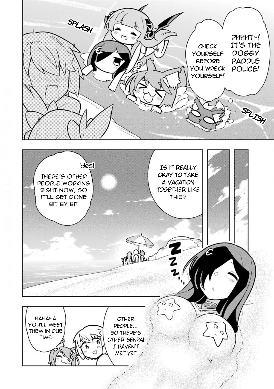 Though Young People Recoil From Entering the Black Magic Industry, I Found Its Treatment of Employees Quite Good When I Entered It, and the President and Familiar Are Cute Too So Everything Is Awesome! Chapter 18 page 21 - Chapter 18: The Start of Beach Season at Lightstone