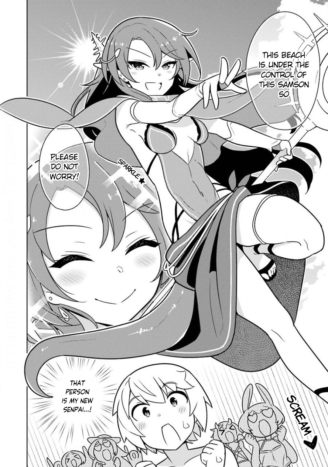 Though Young People Recoil From Entering the Black Magic Industry, I Found Its Treatment of Employees Quite Good When I Entered It, and the President and Familiar Are Cute Too So Everything Is Awesome! Chapter 18 page 27 - Chapter 18: The Start of Beach Season at Lightstone