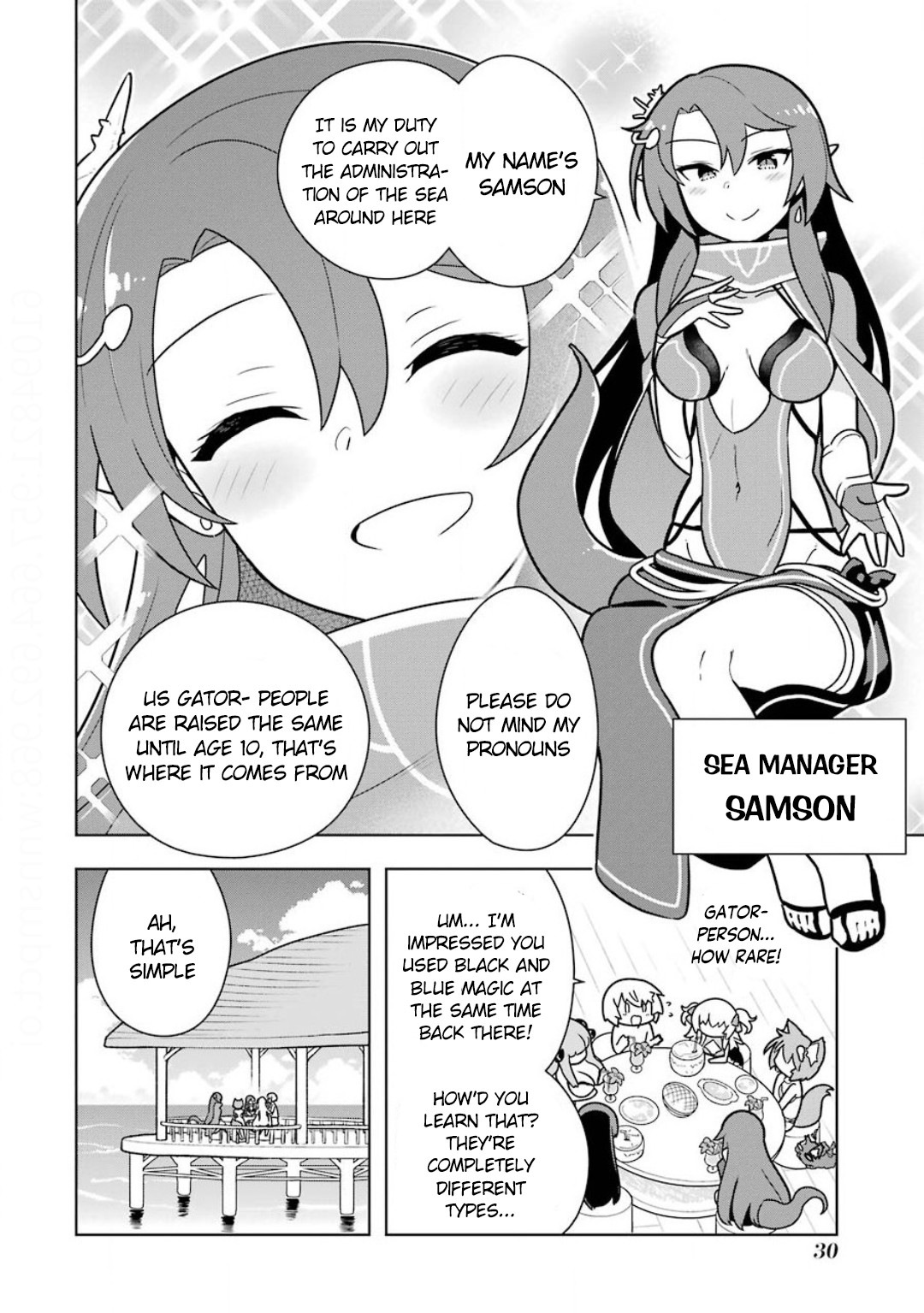 Though Young People Recoil From Entering the Black Magic Industry, I Found Its Treatment of Employees Quite Good When I Entered It, and the President and Familiar Are Cute Too So Everything Is Awesome! Chapter 19 page 2 - Chapter 19: The Mid-Career Recruited Alligator-Person Senpai
