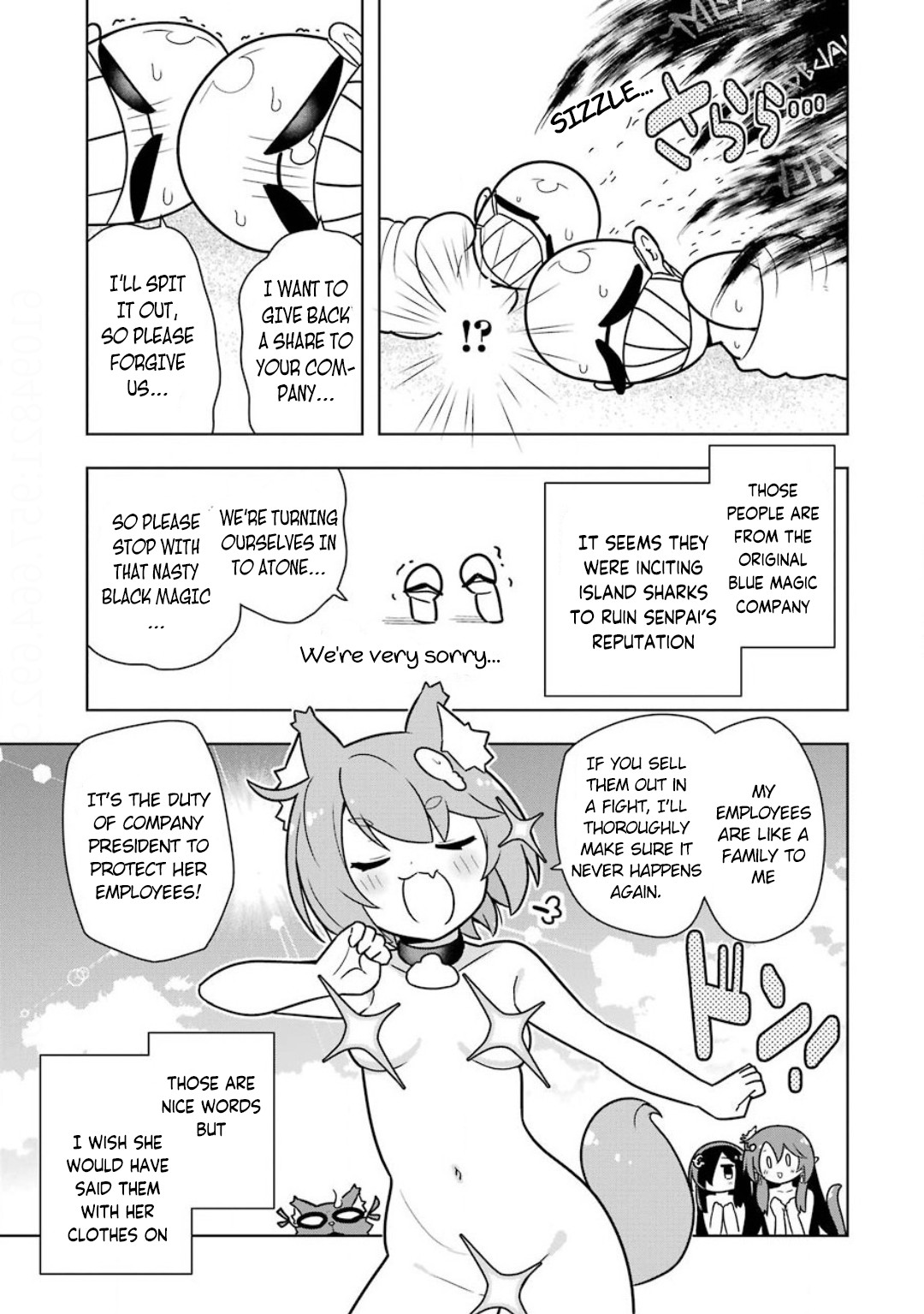 Though Young People Recoil From Entering the Black Magic Industry, I Found Its Treatment of Employees Quite Good When I Entered It, and the President and Familiar Are Cute Too So Everything Is Awesome! Chapter 19 page 21 - Chapter 19: The Mid-Career Recruited Alligator-Person Senpai
