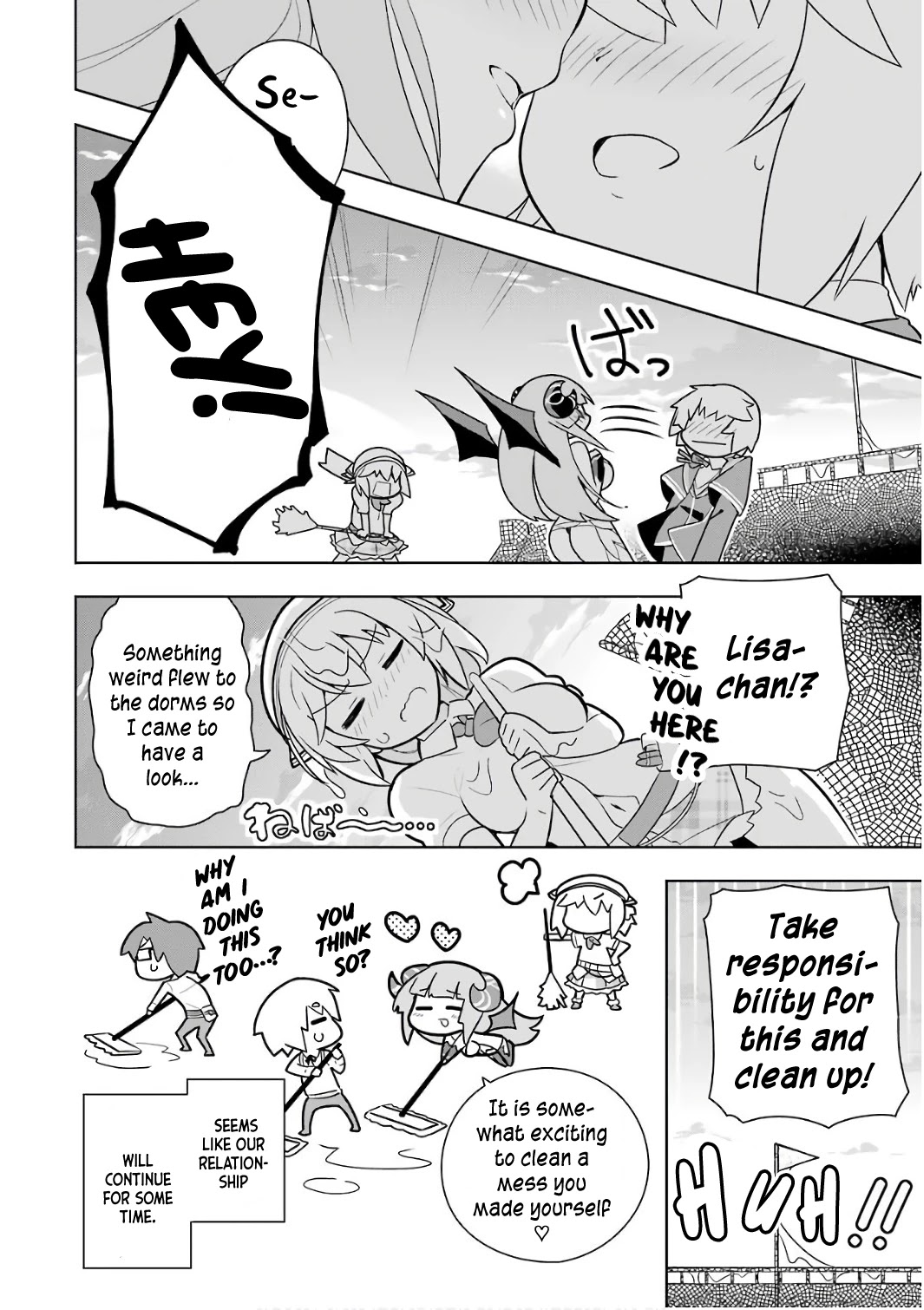 Though Young People Recoil From Entering the Black Magic Industry, I Found Its Treatment of Employees Quite Good When I Entered It, and the President and Familiar Are Cute Too So Everything Is Awesome! Chapter 2 page 32 - Chapter 2