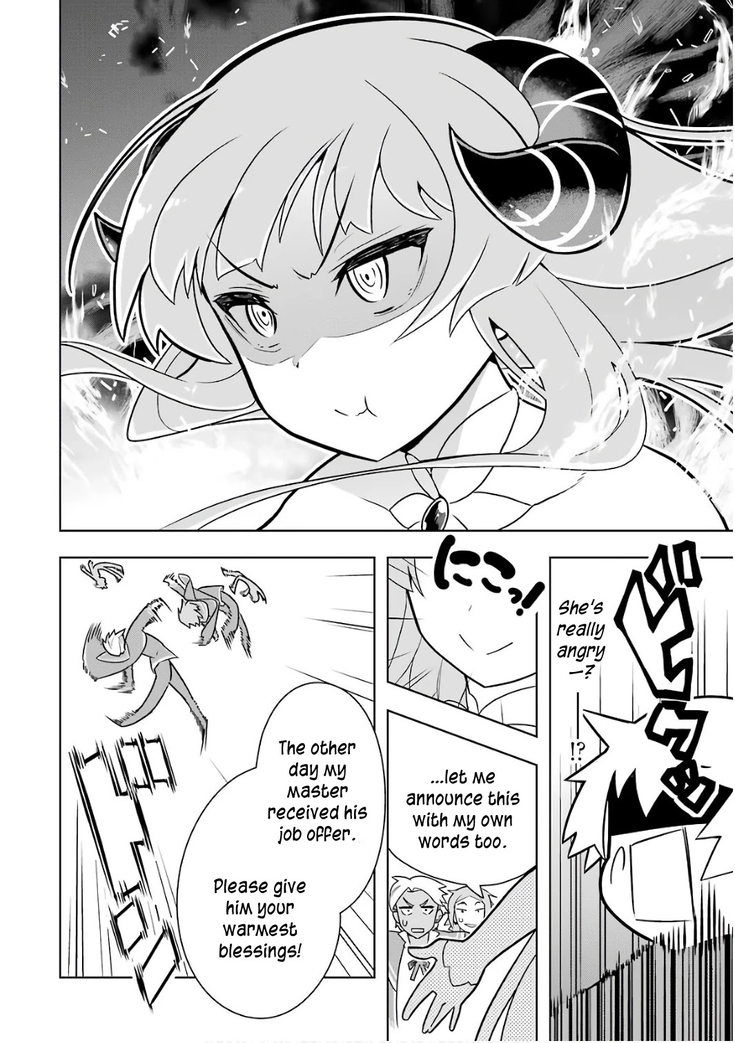 Though Young People Recoil From Entering the Black Magic Industry, I Found Its Treatment of Employees Quite Good When I Entered It, and the President and Familiar Are Cute Too So Everything Is Awesome! Chapter 2 page 8 - Chapter 2