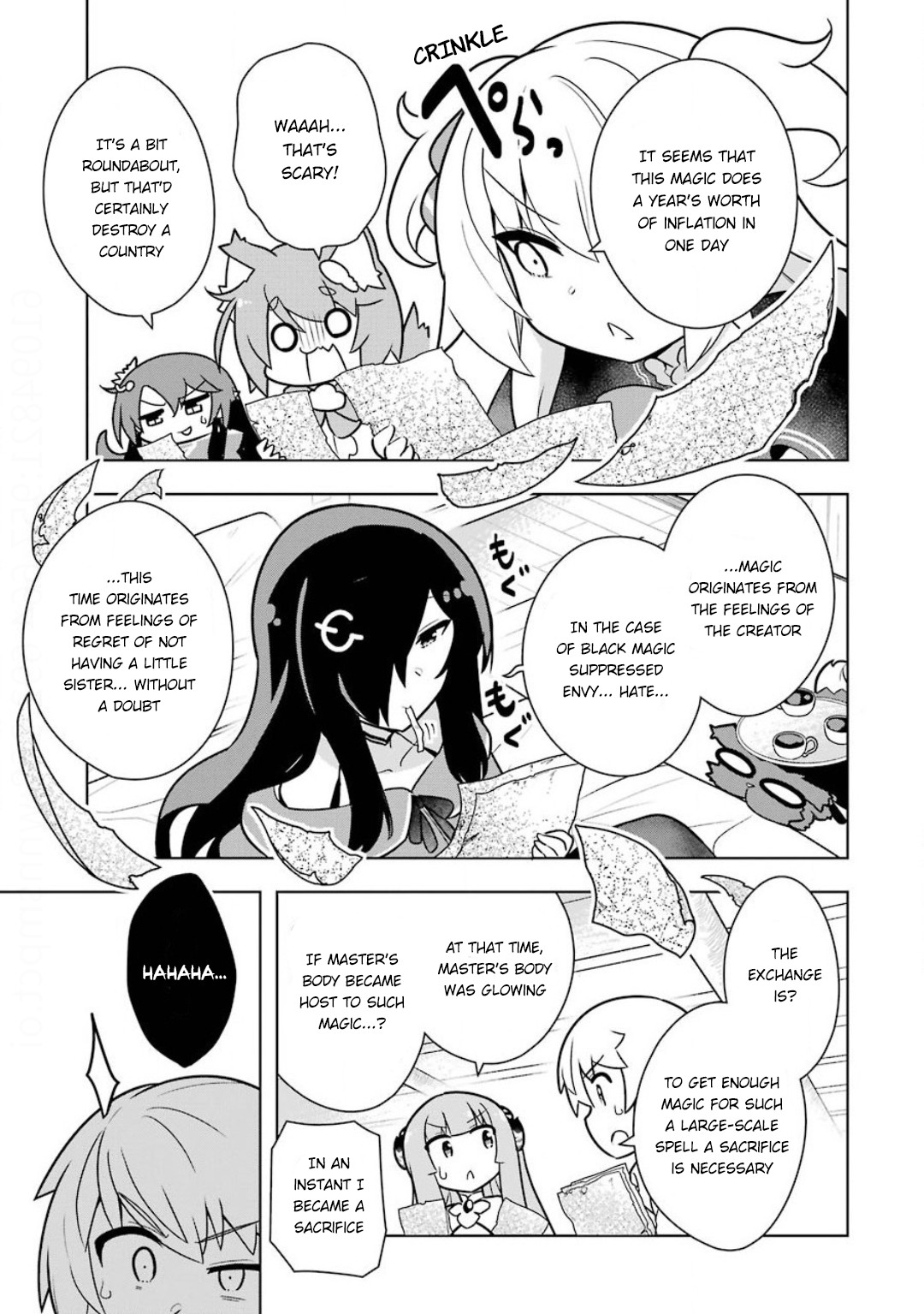 Though Young People Recoil From Entering the Black Magic Industry, I Found Its Treatment of Employees Quite Good When I Entered It, and the President and Familiar Are Cute Too So Everything Is Awesome! Chapter 21 page 13 - Chapter 21: Ancestor and The Curse of Deflation