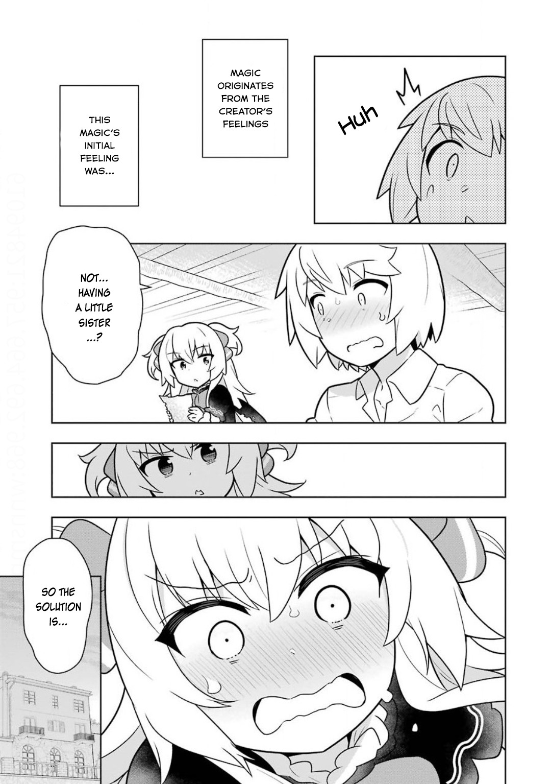 Though Young People Recoil From Entering the Black Magic Industry, I Found Its Treatment of Employees Quite Good When I Entered It, and the President and Familiar Are Cute Too So Everything Is Awesome! Chapter 21 page 17 - Chapter 21: Ancestor and The Curse of Deflation