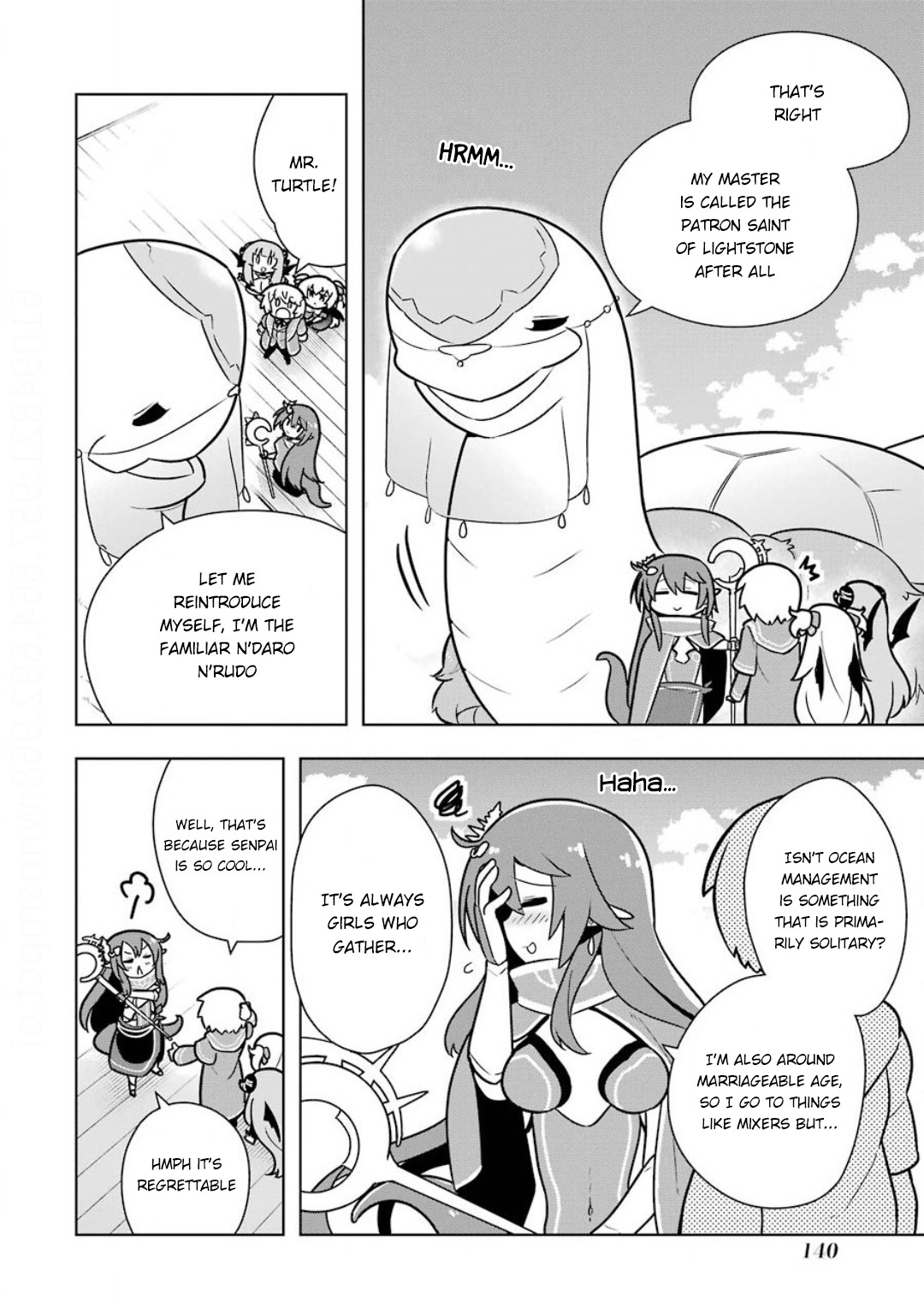Though Young People Recoil From Entering the Black Magic Industry, I Found Its Treatment of Employees Quite Good When I Entered It, and the President and Familiar Are Cute Too So Everything Is Awesome! Chapter 22 page 20 - Chapter 22: Seniors and Juniors
