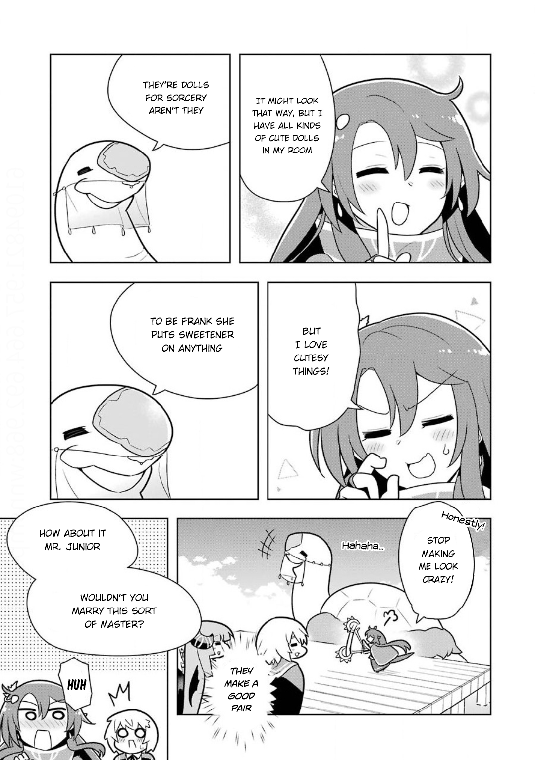 Though Young People Recoil From Entering the Black Magic Industry, I Found Its Treatment of Employees Quite Good When I Entered It, and the President and Familiar Are Cute Too So Everything Is Awesome! Chapter 22 page 21 - Chapter 22: Seniors and Juniors