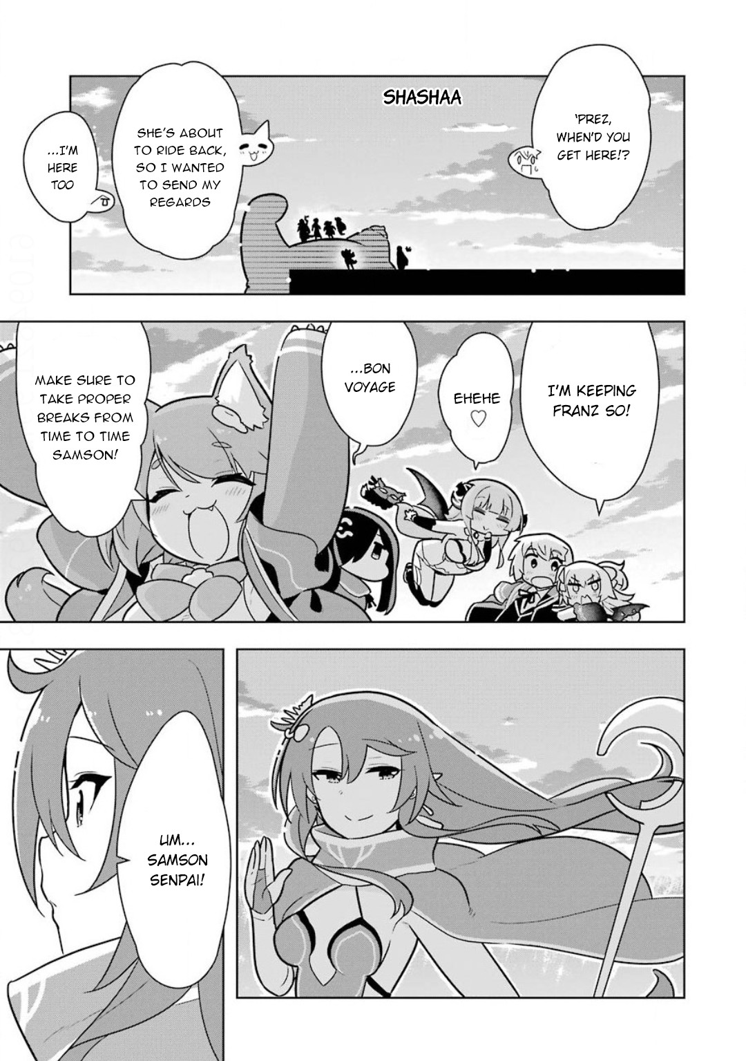 Though Young People Recoil From Entering the Black Magic Industry, I Found Its Treatment of Employees Quite Good When I Entered It, and the President and Familiar Are Cute Too So Everything Is Awesome! Chapter 22 page 29 - Chapter 22: Seniors and Juniors