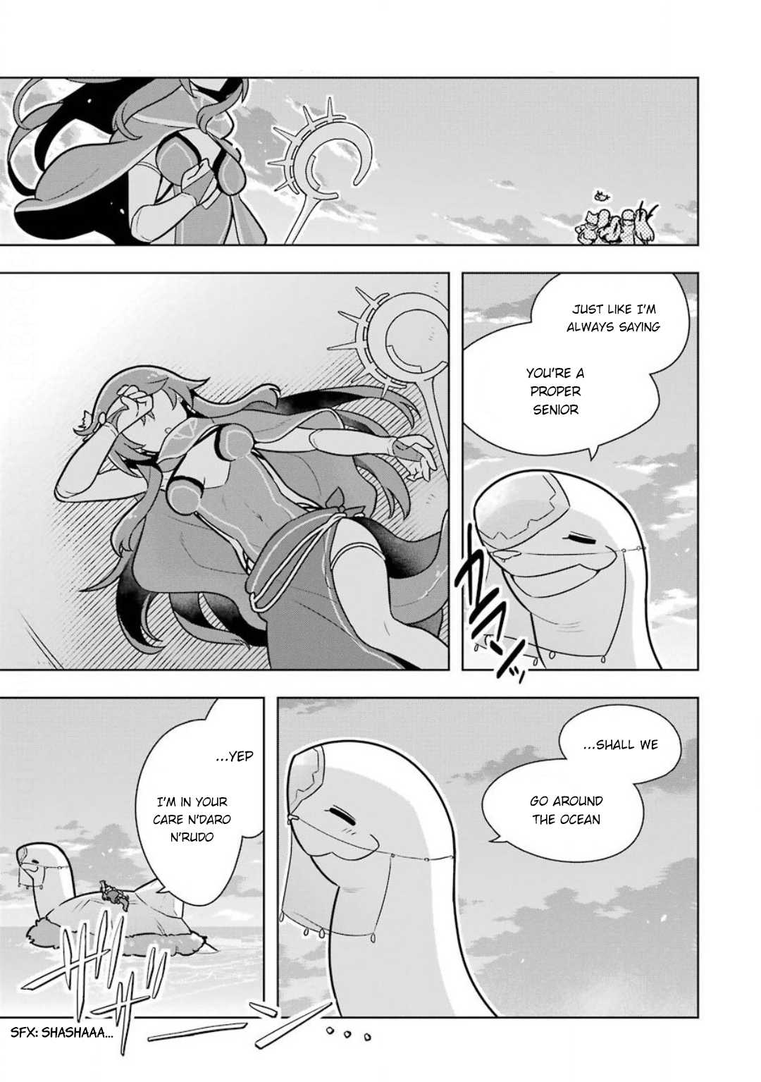 Though Young People Recoil From Entering the Black Magic Industry, I Found Its Treatment of Employees Quite Good When I Entered It, and the President and Familiar Are Cute Too So Everything Is Awesome! Chapter 22 page 31 - Chapter 22: Seniors and Juniors