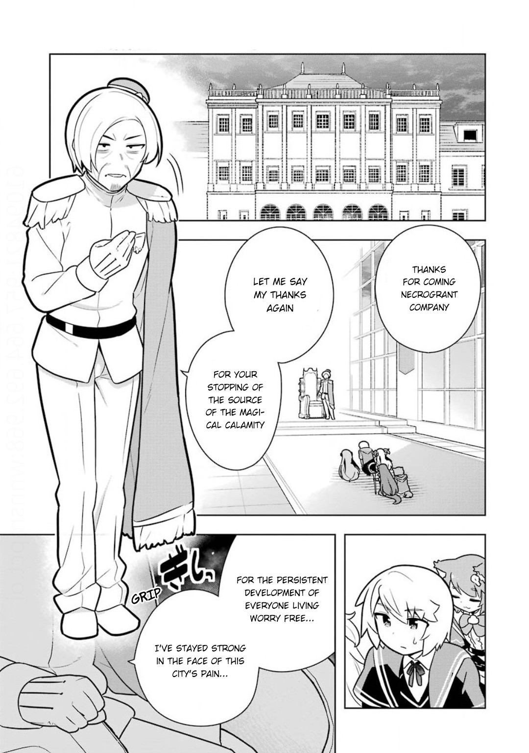 Though Young People Recoil From Entering the Black Magic Industry, I Found Its Treatment of Employees Quite Good When I Entered It, and the President and Familiar Are Cute Too So Everything Is Awesome! Chapter 22 page 9 - Chapter 22: Seniors and Juniors
