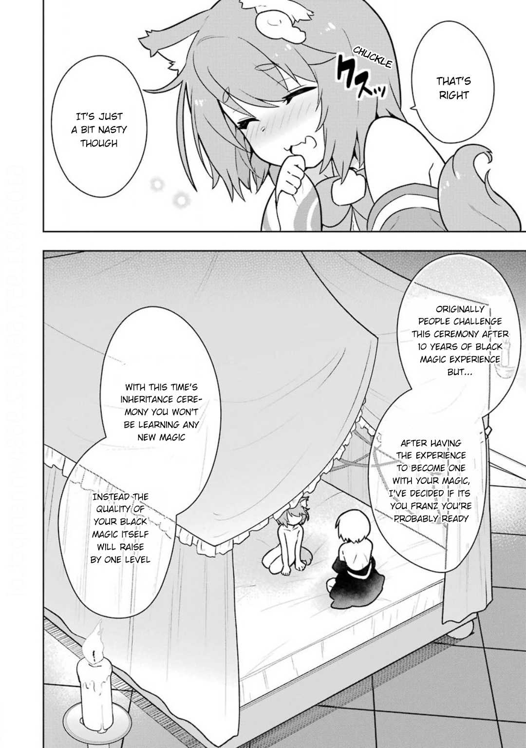 Though Young People Recoil From Entering the Black Magic Industry, I Found Its Treatment of Employees Quite Good When I Entered It, and the President and Familiar Are Cute Too So Everything Is Awesome! Chapter 23 page 18 - Chapter 23: Nursing 'Prez and White Magic