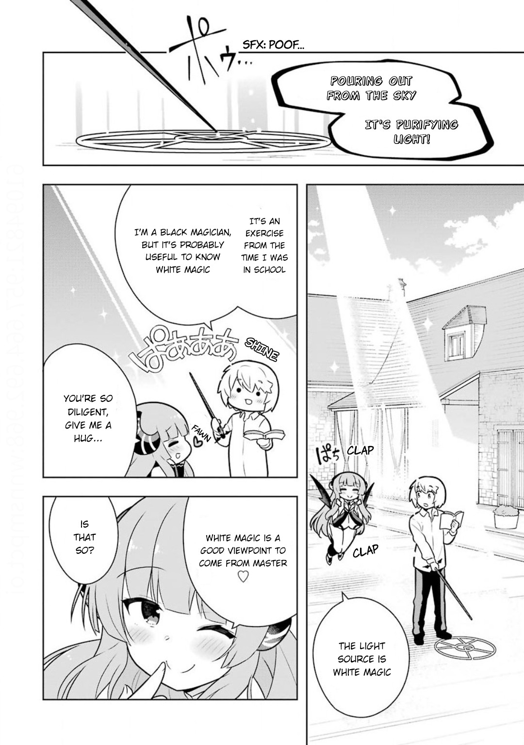 Though Young People Recoil From Entering the Black Magic Industry, I Found Its Treatment of Employees Quite Good When I Entered It, and the President and Familiar Are Cute Too So Everything Is Awesome! Chapter 23 page 2 - Chapter 23: Nursing 'Prez and White Magic