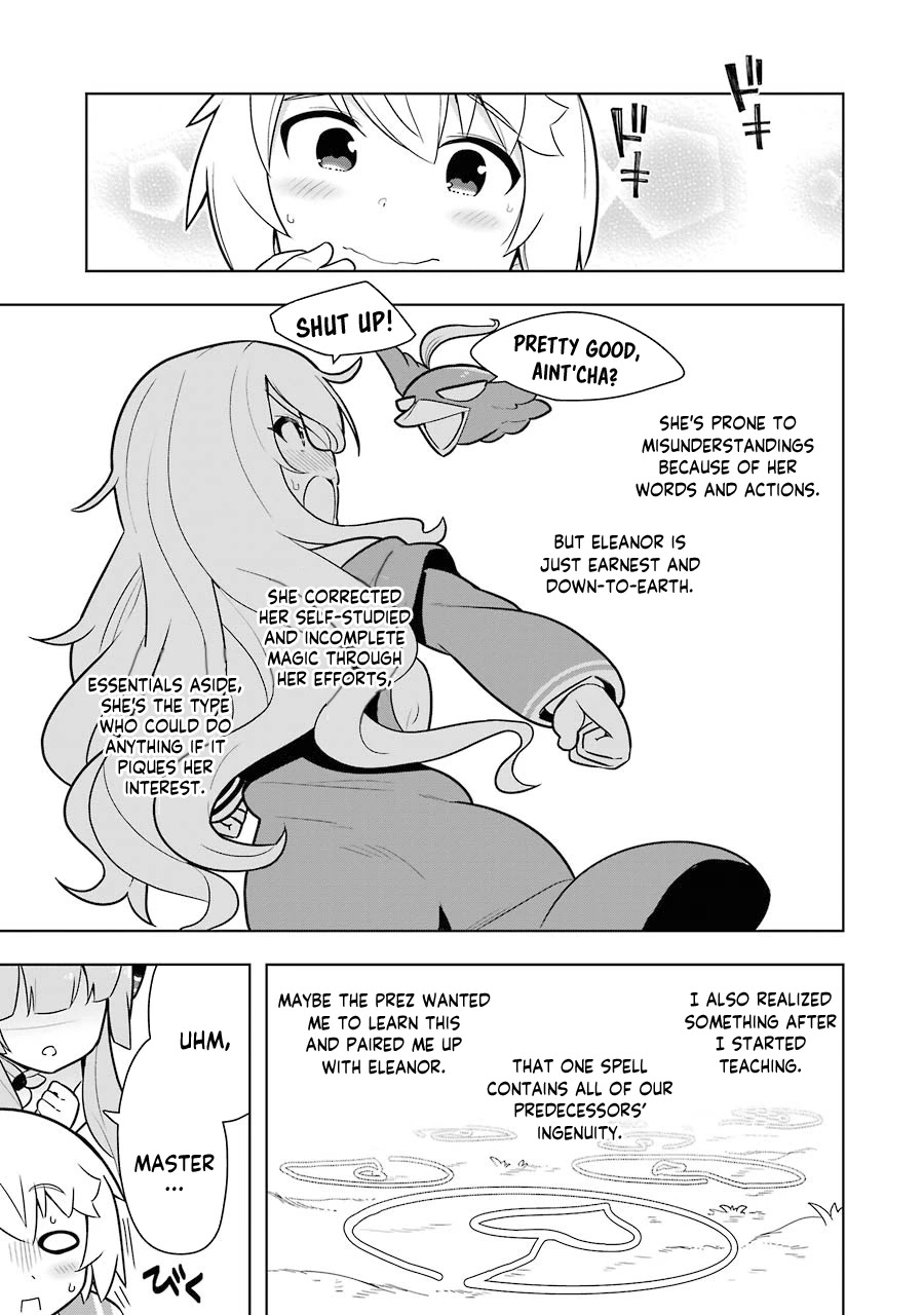 Though Young People Recoil From Entering the Black Magic Industry, I Found Its Treatment of Employees Quite Good When I Entered It, and the President and Familiar Are Cute Too So Everything Is Awesome! Chapter 24 page 19 - Chapter 24: Eleanor's Mini Studying Abroad
