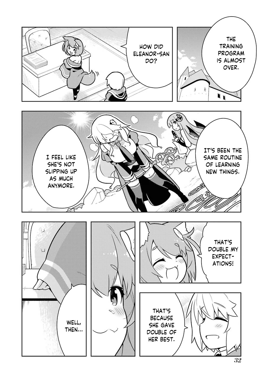 Though Young People Recoil From Entering the Black Magic Industry, I Found Its Treatment of Employees Quite Good When I Entered It, and the President and Familiar Are Cute Too So Everything Is Awesome! Chapter 24 page 34 - Chapter 24: Eleanor's Mini Studying Abroad