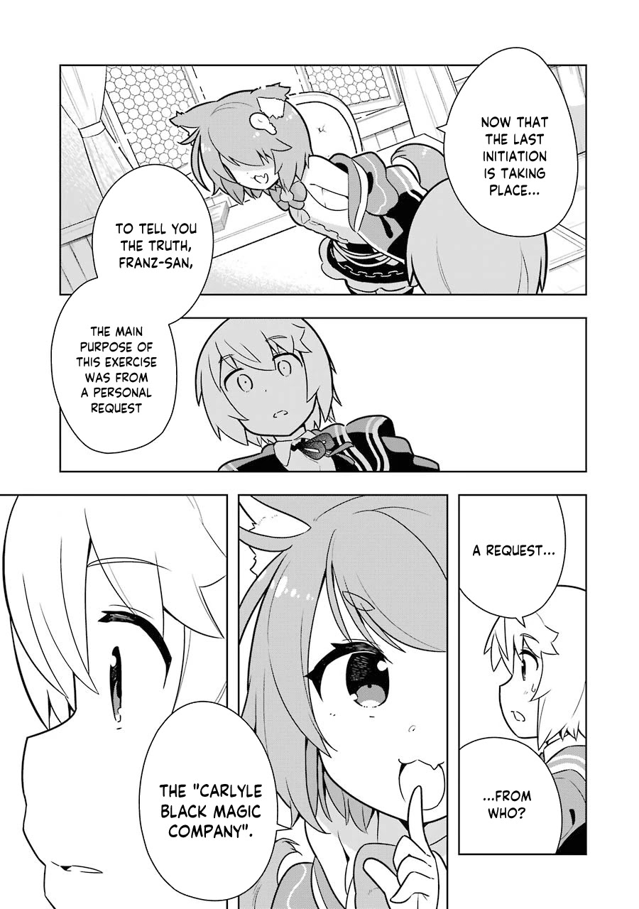Though Young People Recoil From Entering the Black Magic Industry, I Found Its Treatment of Employees Quite Good When I Entered It, and the President and Familiar Are Cute Too So Everything Is Awesome! Chapter 24 page 35 - Chapter 24: Eleanor's Mini Studying Abroad