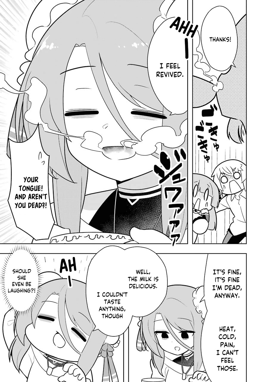 Though Young People Recoil From Entering the Black Magic Industry, I Found Its Treatment of Employees Quite Good When I Entered It, and the President and Familiar Are Cute Too So Everything Is Awesome! Chapter 26 page 13 - Chapter 26: The Undead's Work is too Harsh