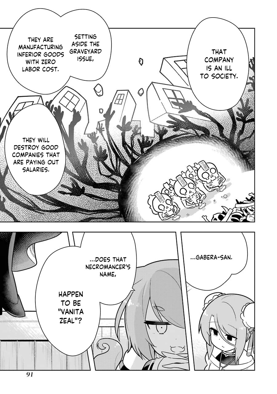 Though Young People Recoil From Entering the Black Magic Industry, I Found Its Treatment of Employees Quite Good When I Entered It, and the President and Familiar Are Cute Too So Everything Is Awesome! Chapter 26 page 21 - Chapter 26: The Undead's Work is too Harsh