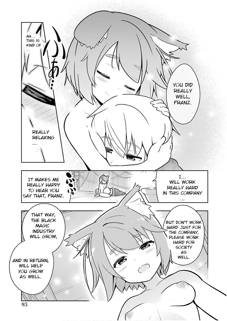 Though Young People Recoil From Entering the Black Magic Industry, I Found Its Treatment of Employees Quite Good When I Entered It, and the President and Familiar Are Cute Too So Everything Is Awesome! Chapter 3 page 15 - Chapter 3: My First Job