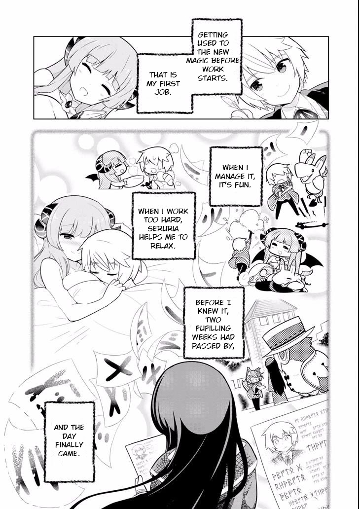 Though Young People Recoil From Entering the Black Magic Industry, I Found Its Treatment of Employees Quite Good When I Entered It, and the President and Familiar Are Cute Too So Everything Is Awesome! Chapter 3 page 17 - Chapter 3: My First Job