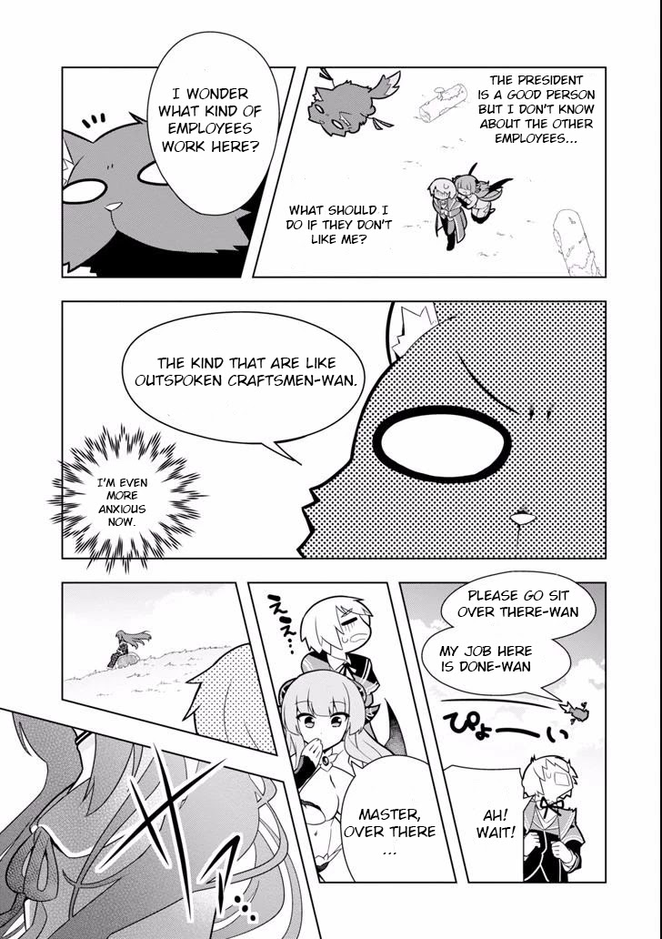Though Young People Recoil From Entering the Black Magic Industry, I Found Its Treatment of Employees Quite Good When I Entered It, and the President and Familiar Are Cute Too So Everything Is Awesome! Chapter 3 page 19 - Chapter 3: My First Job