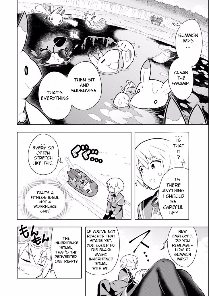 Though Young People Recoil From Entering the Black Magic Industry, I Found Its Treatment of Employees Quite Good When I Entered It, and the President and Familiar Are Cute Too So Everything Is Awesome! Chapter 3 page 24 - Chapter 3: My First Job