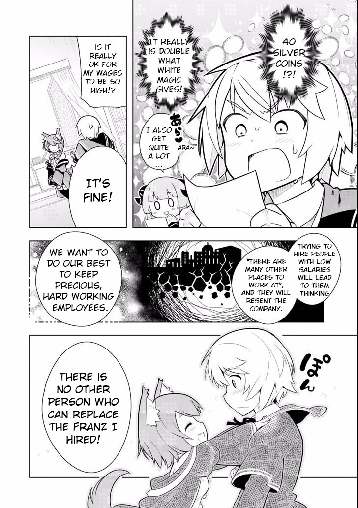 Though Young People Recoil From Entering the Black Magic Industry, I Found Its Treatment of Employees Quite Good When I Entered It, and the President and Familiar Are Cute Too So Everything Is Awesome! Chapter 3 page 4 - Chapter 3: My First Job